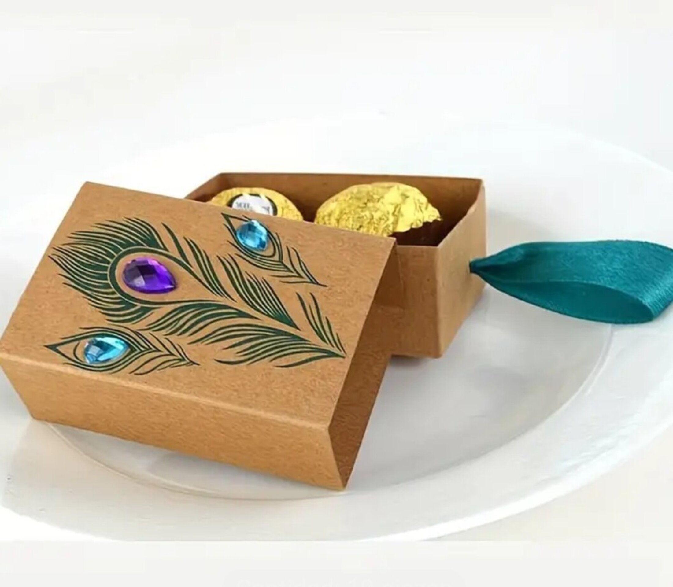 Caja Para Regalos Deluxe 75x50x30 Carne - 6