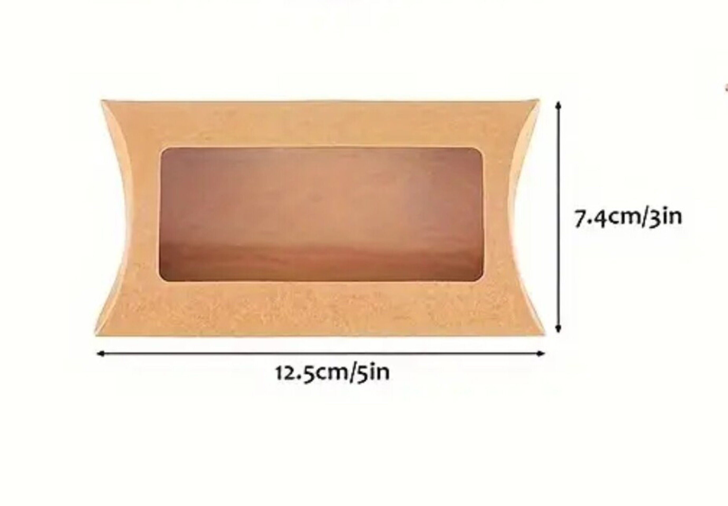 Caja Para Regalos Petaca 125x75x20 carne - 1