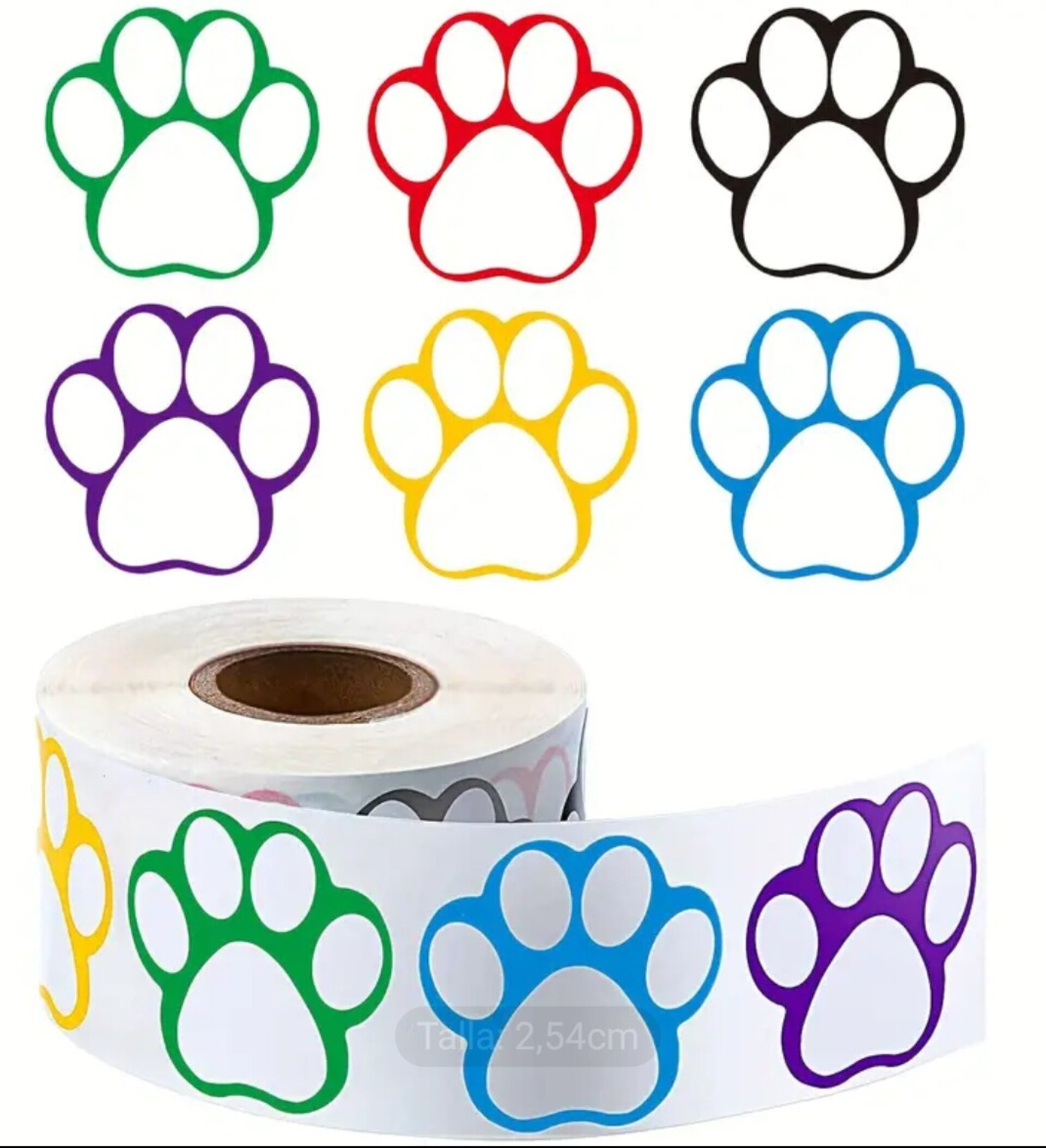 Pegatinas Premium 10 Unidades Huellas - 1