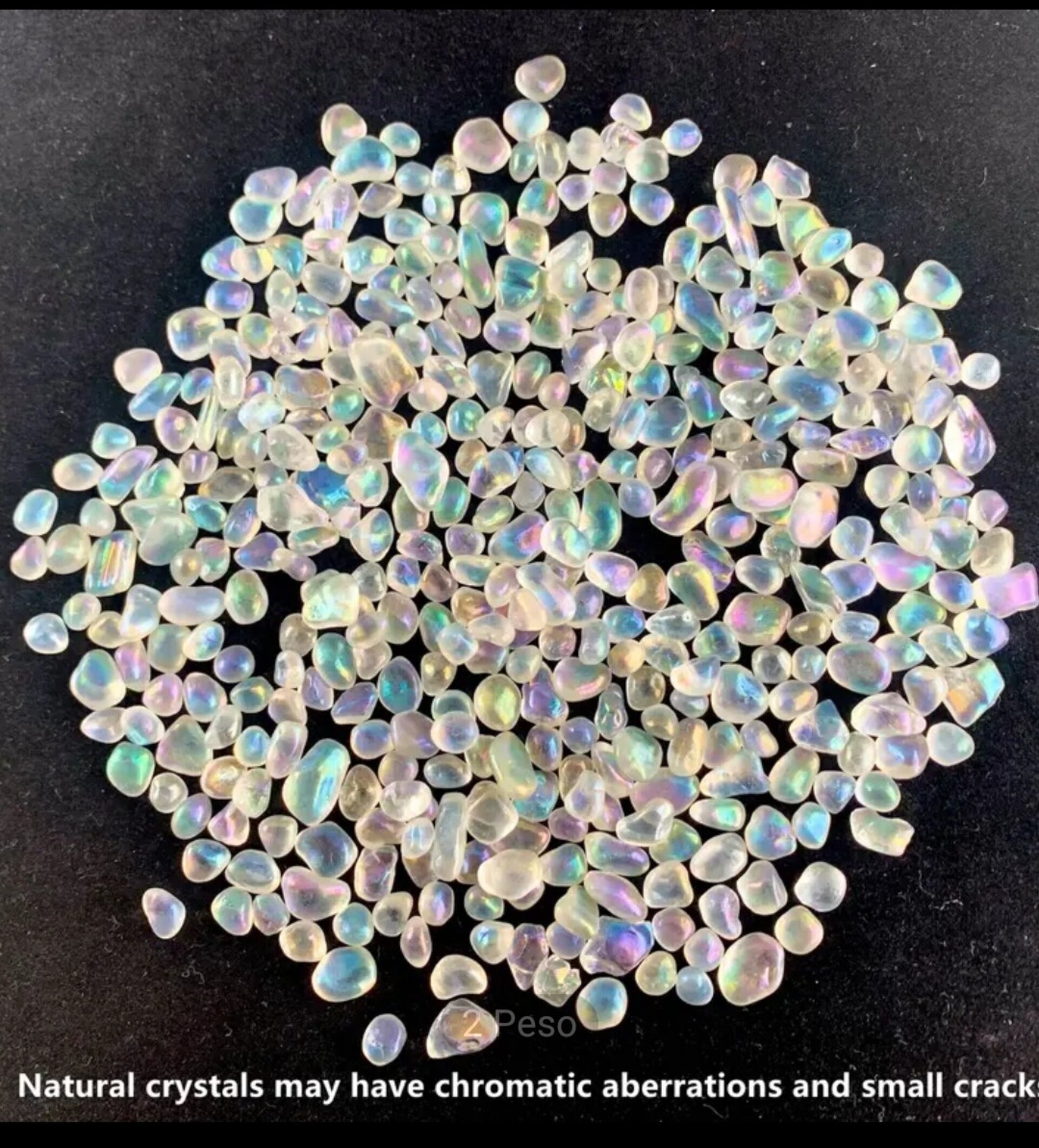 Piedras Cristal Cuarzo Aura Arco Iris 5G - 3