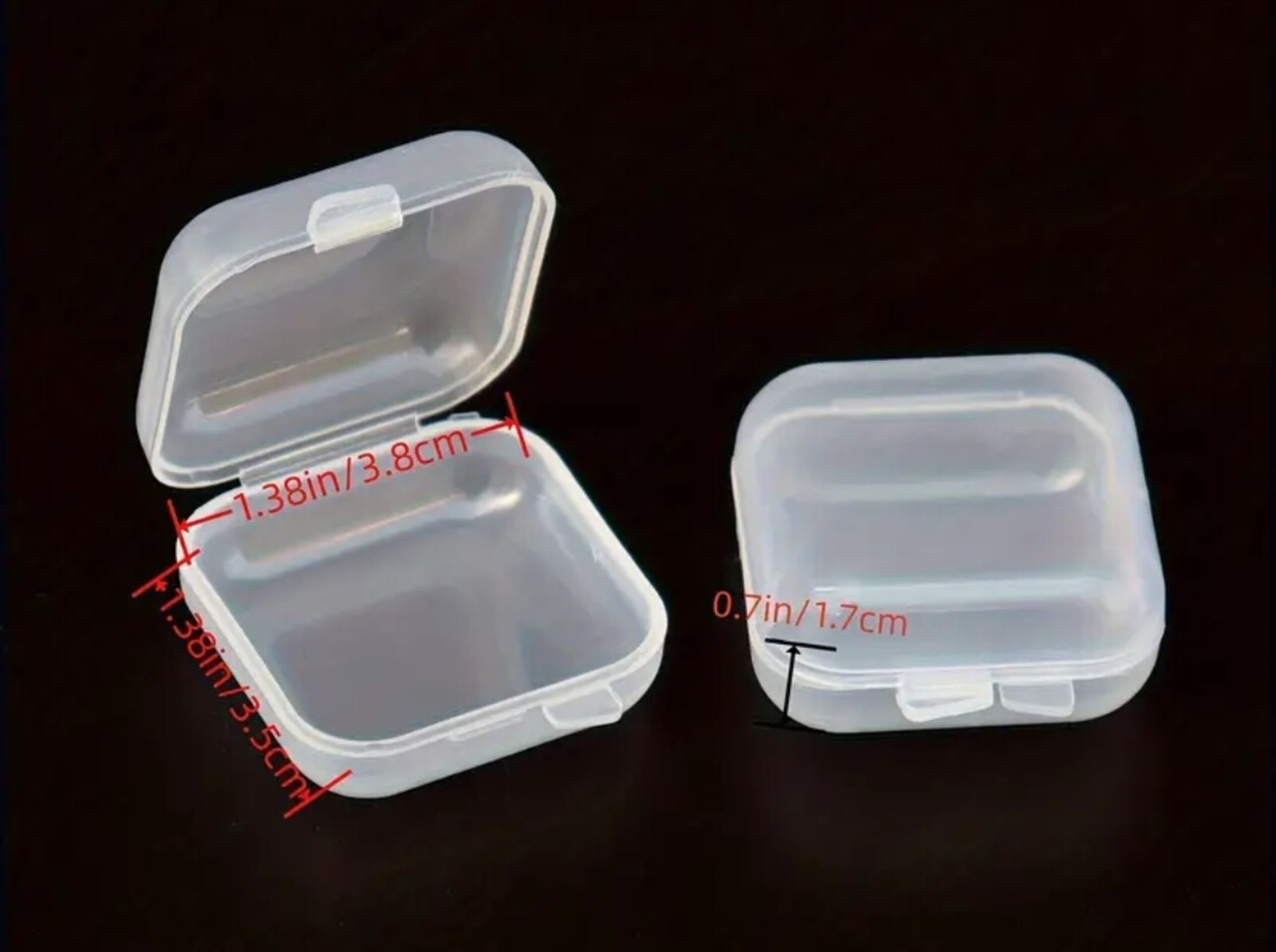 Cajas Plastico Para Regalos 3,5x3,8x1,7 - 4