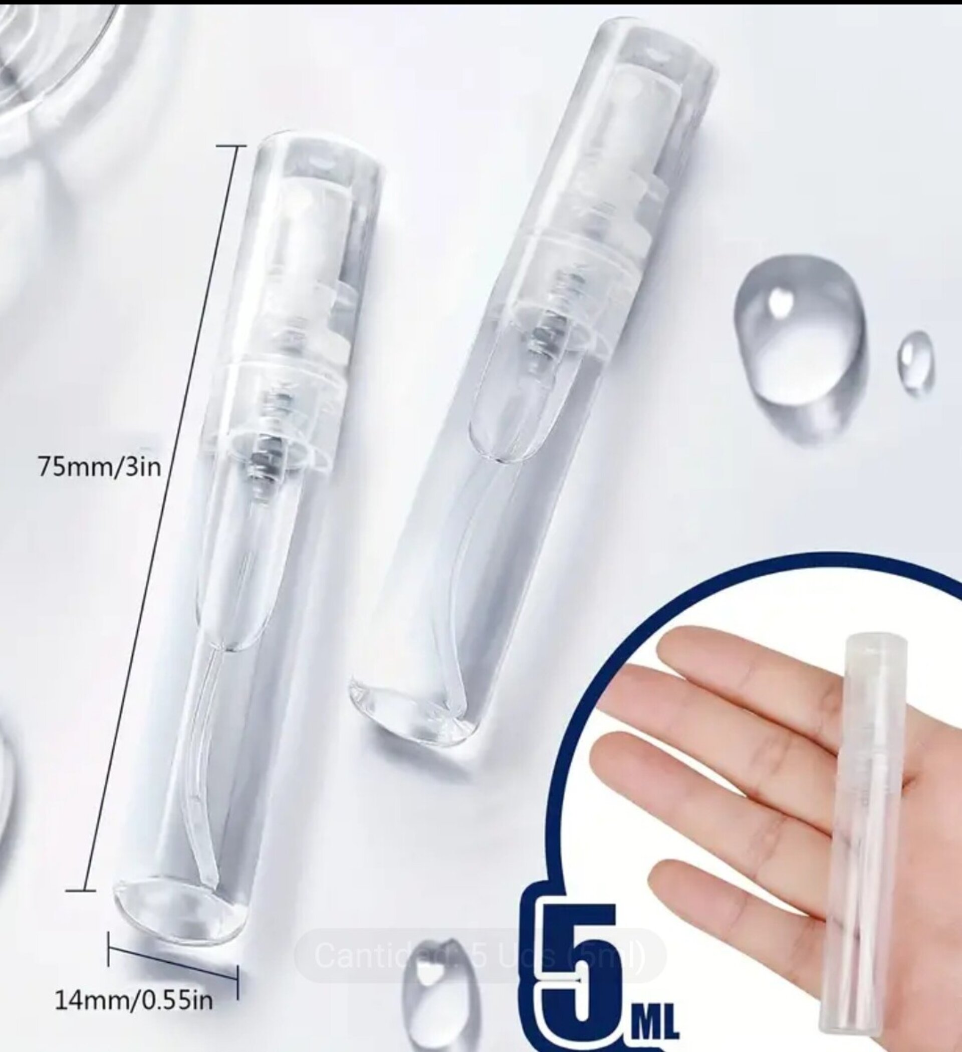 Envase Perfume 5ml Transparente - 2