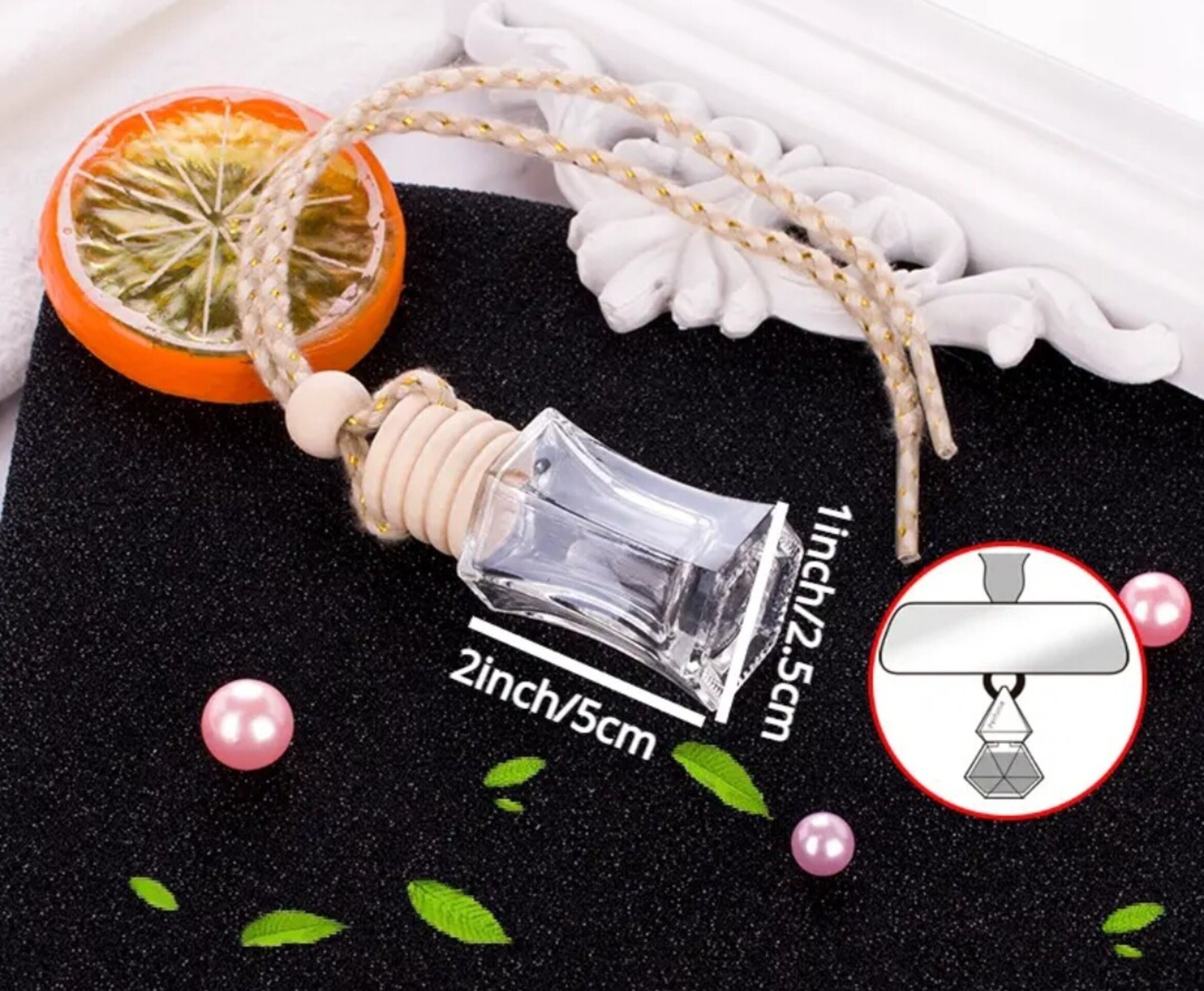 Ambientador Coche 10mll Cristal Hexagonal - 3