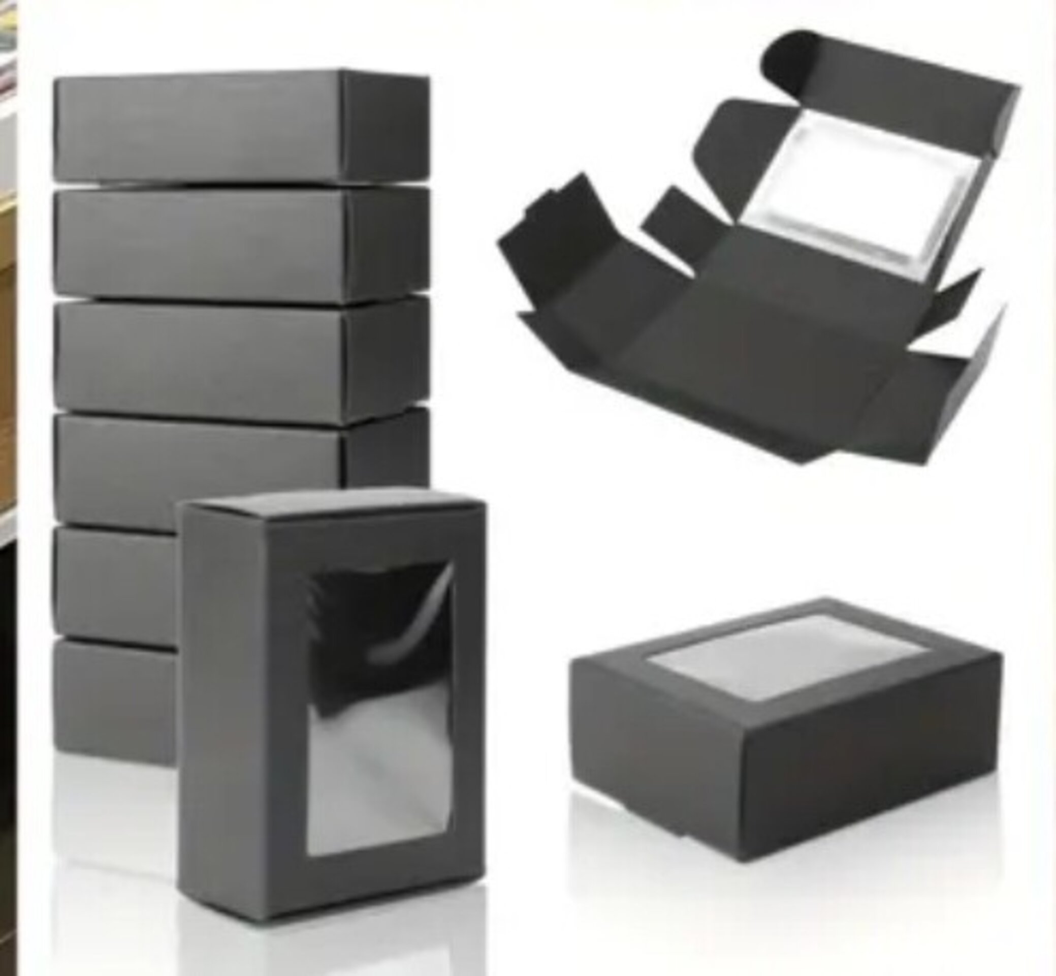 Caja Para Regalos 85x60x30 Negra - 1