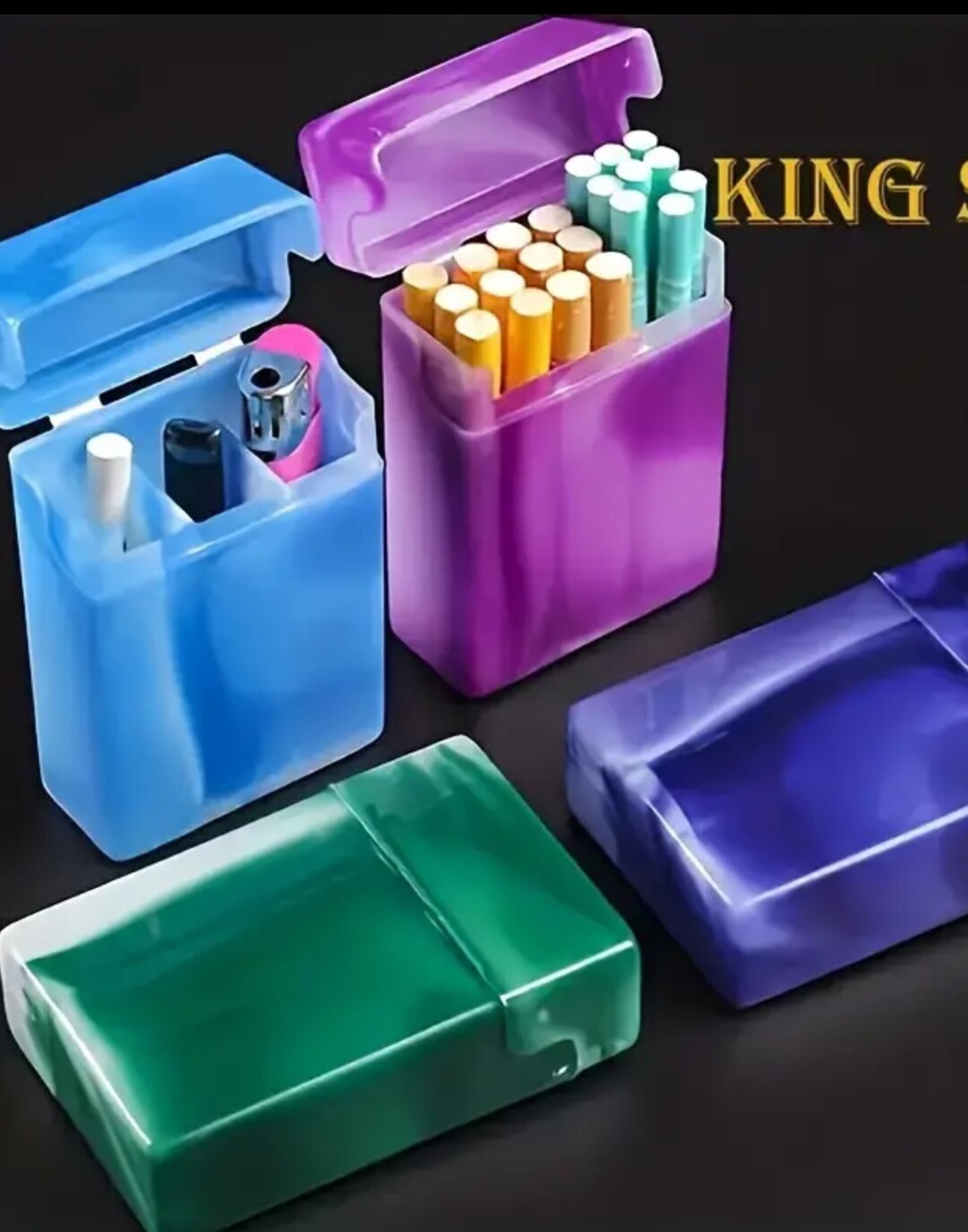 Envases Para Tabaco Y Perfumes Verde - 5