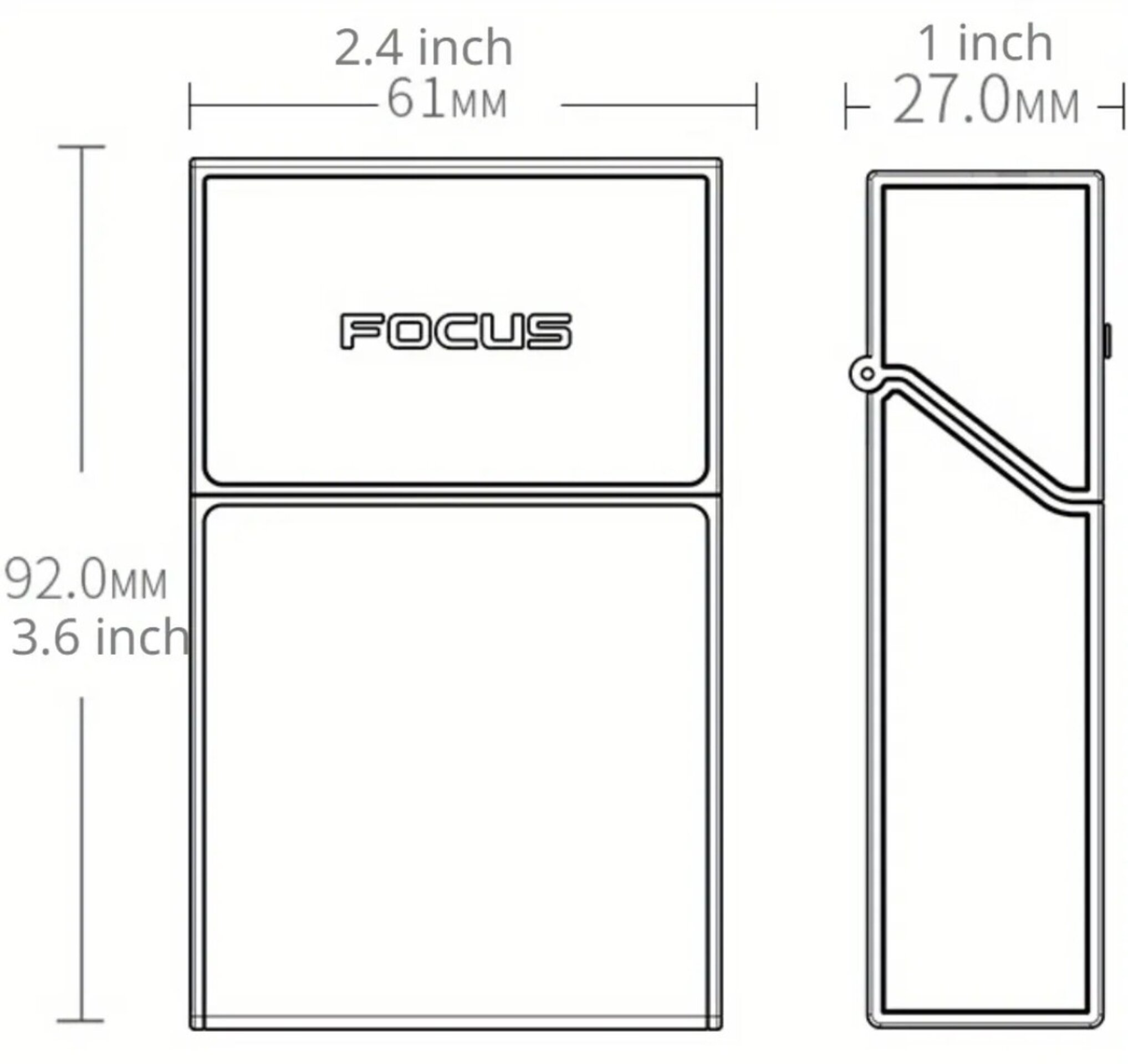 Envases Para Tabaco Y Perfumes Gris Focus - 5