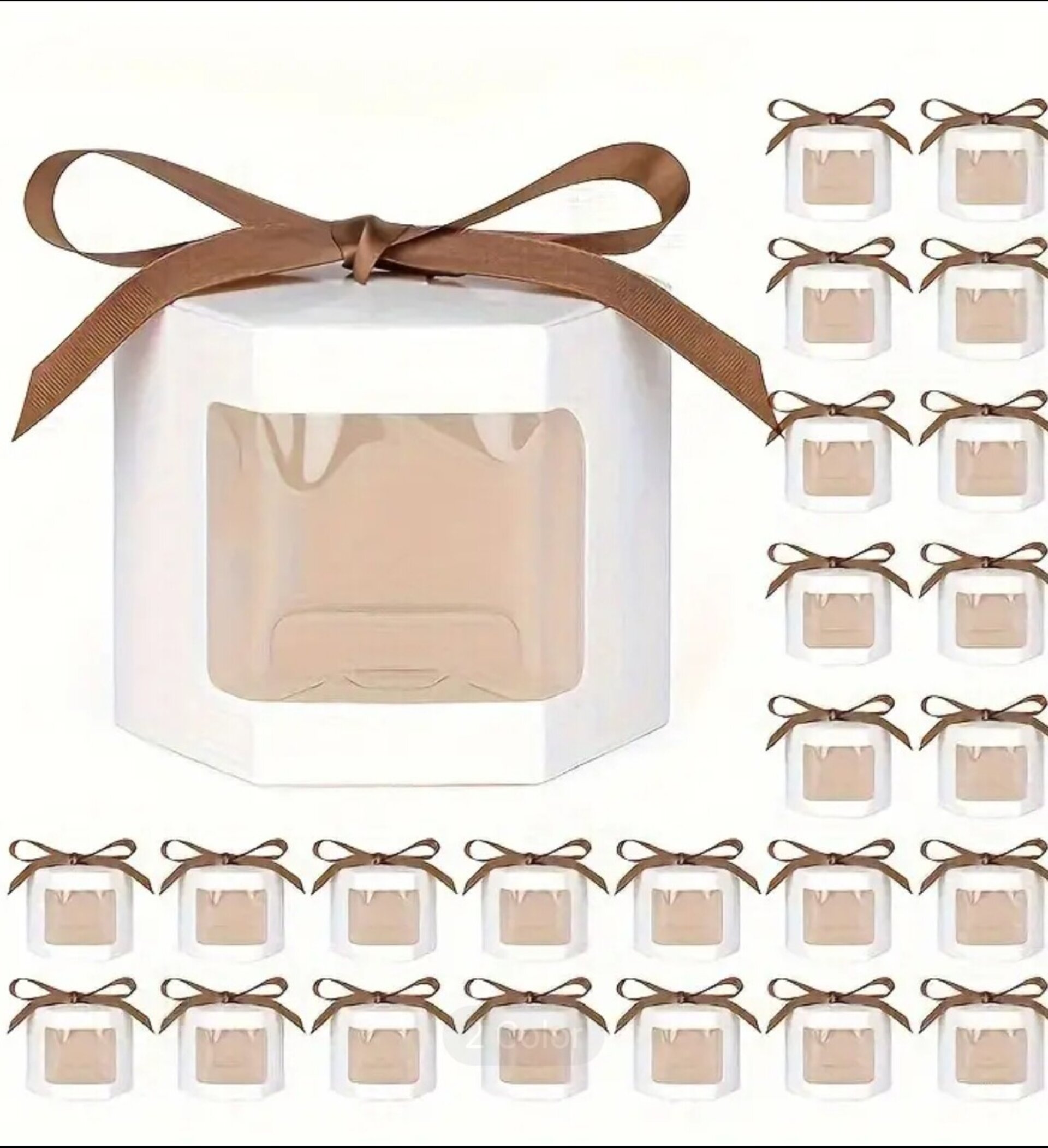 Caja Para Regalos Blanca 10x10x10 - 3