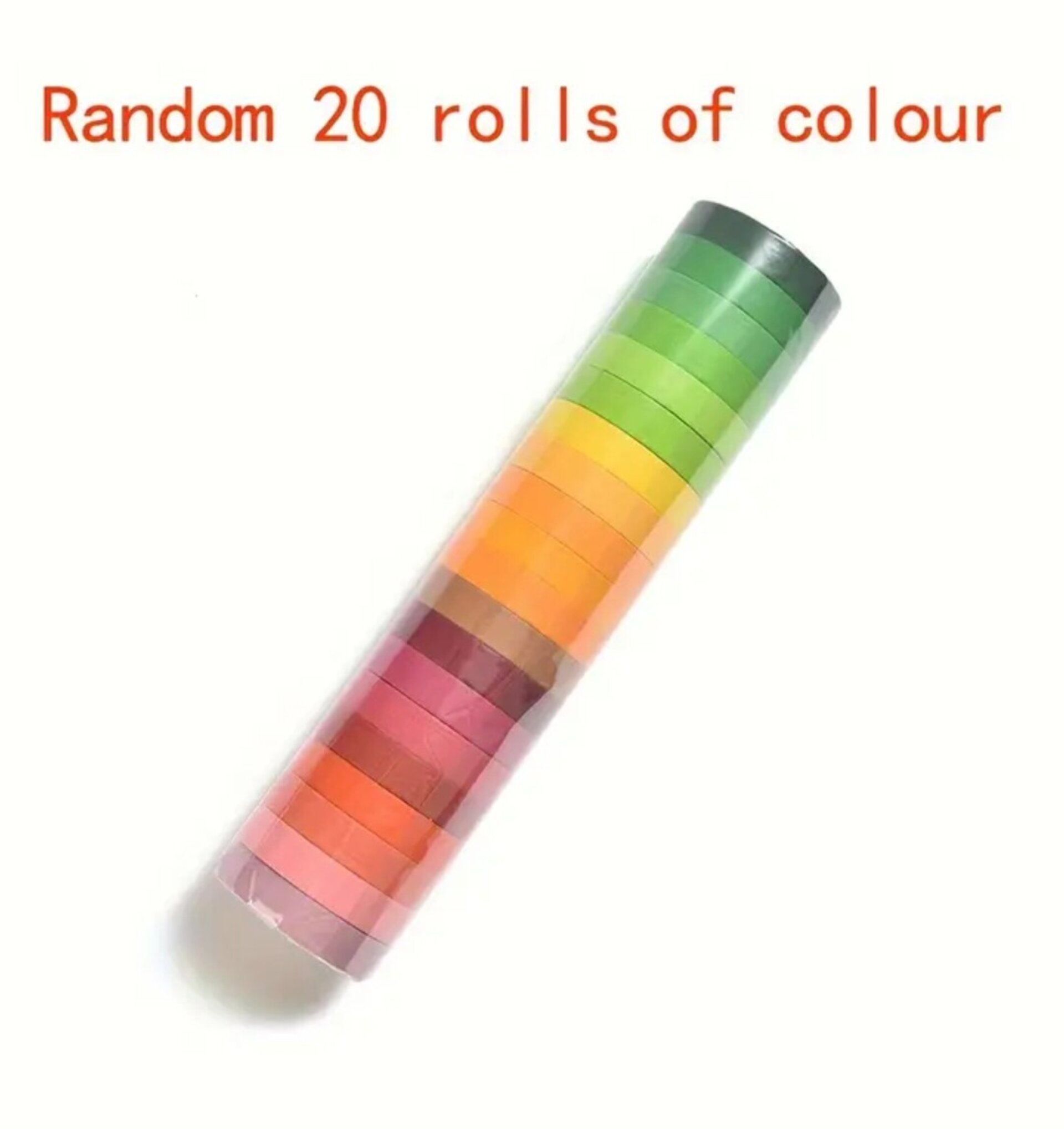 Rollo De Cinta Adhesiva Colores 4 M - 1