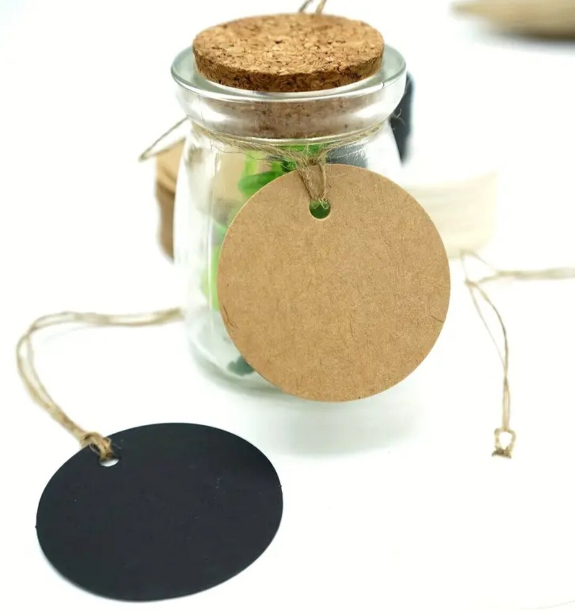 Etiqueta Redonda 5cm Más Cuerda - 2