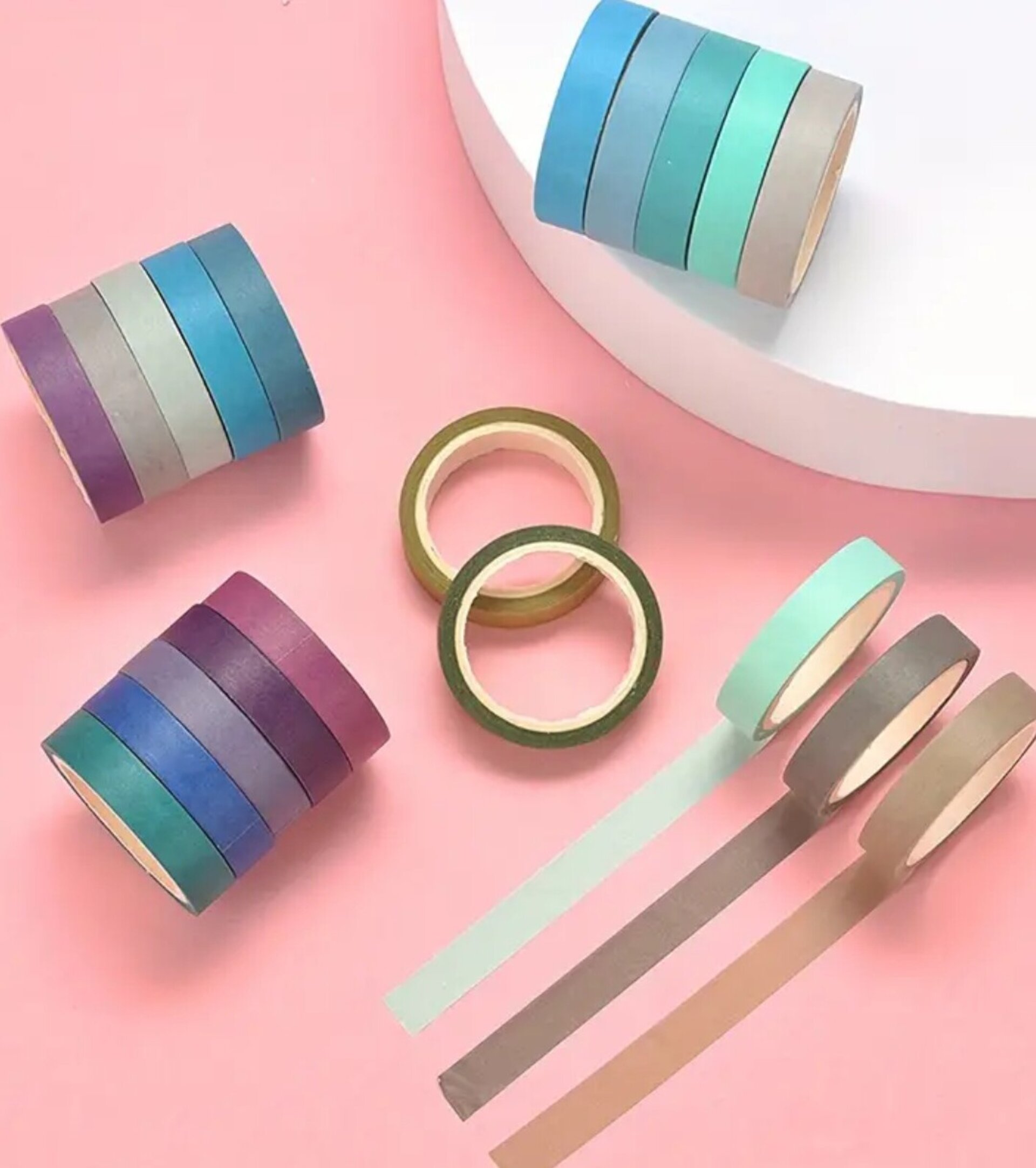 Rollo De Cinta Adhesiva Colores 4 M - 3