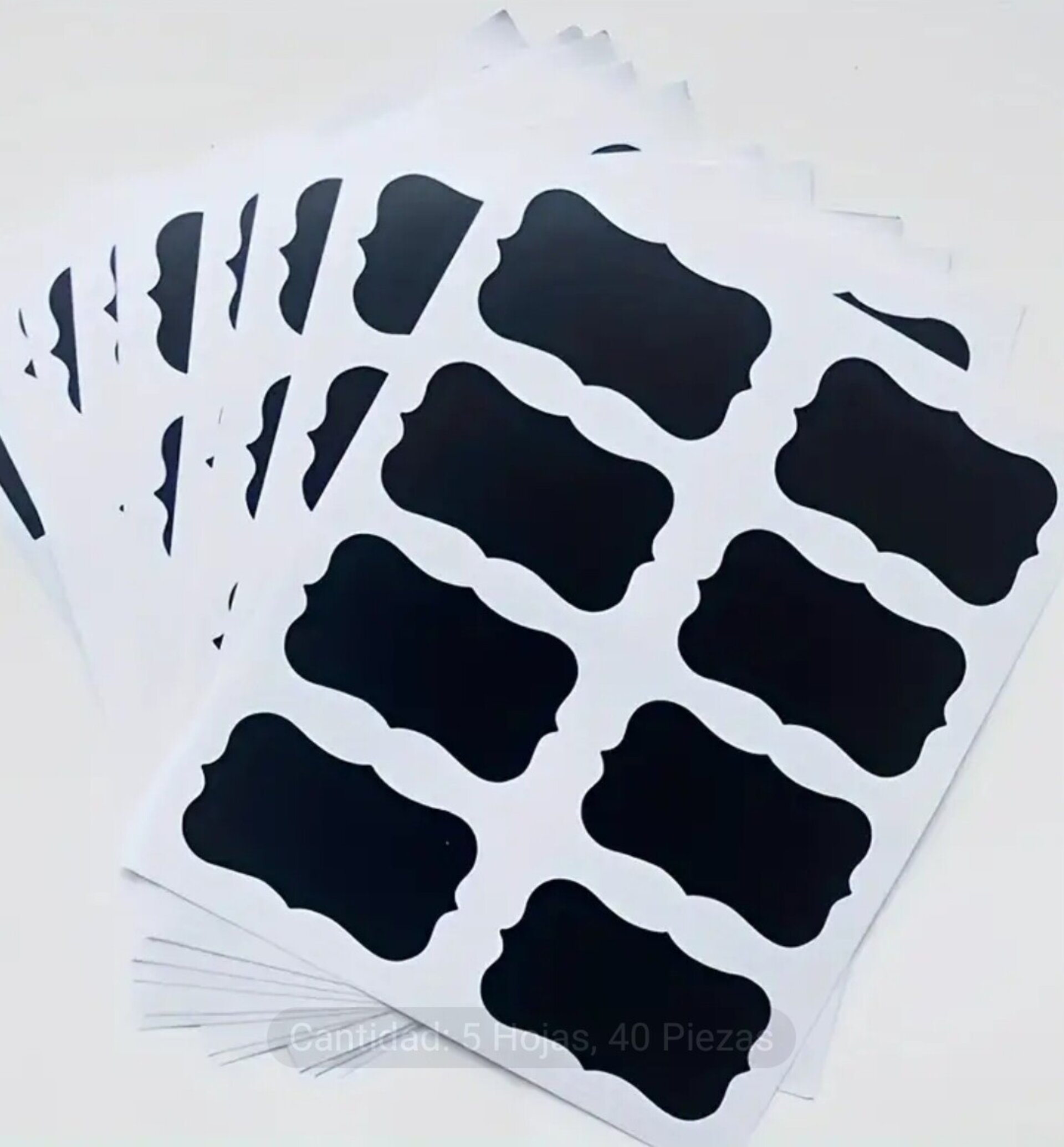 Pegatinas Premium 2 Unidades Negra - 3