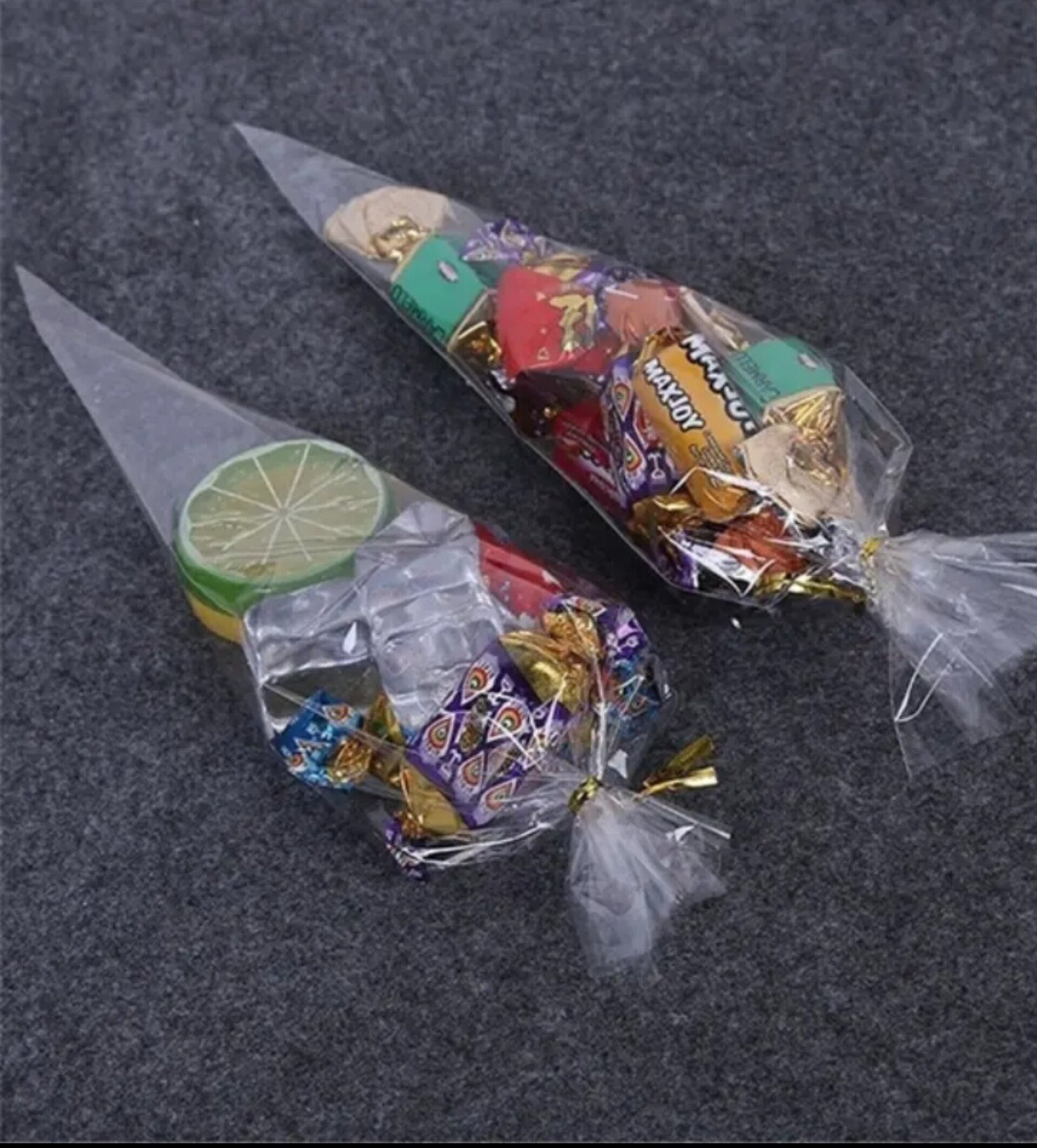 Bolsa Triangulo Transparente 25x13 - 3