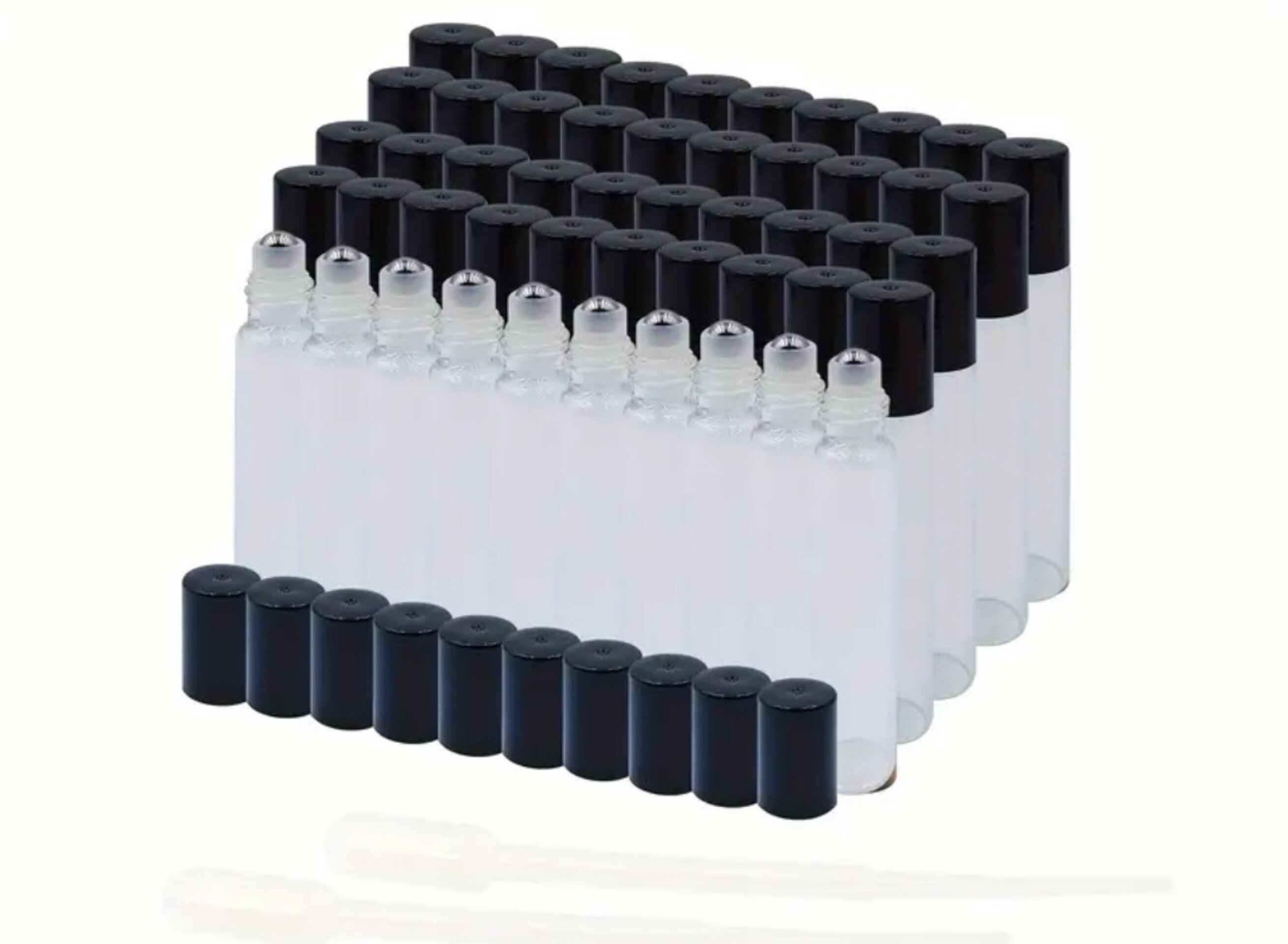 Envase Perfume 10mll Cristal transparente con bola - 2