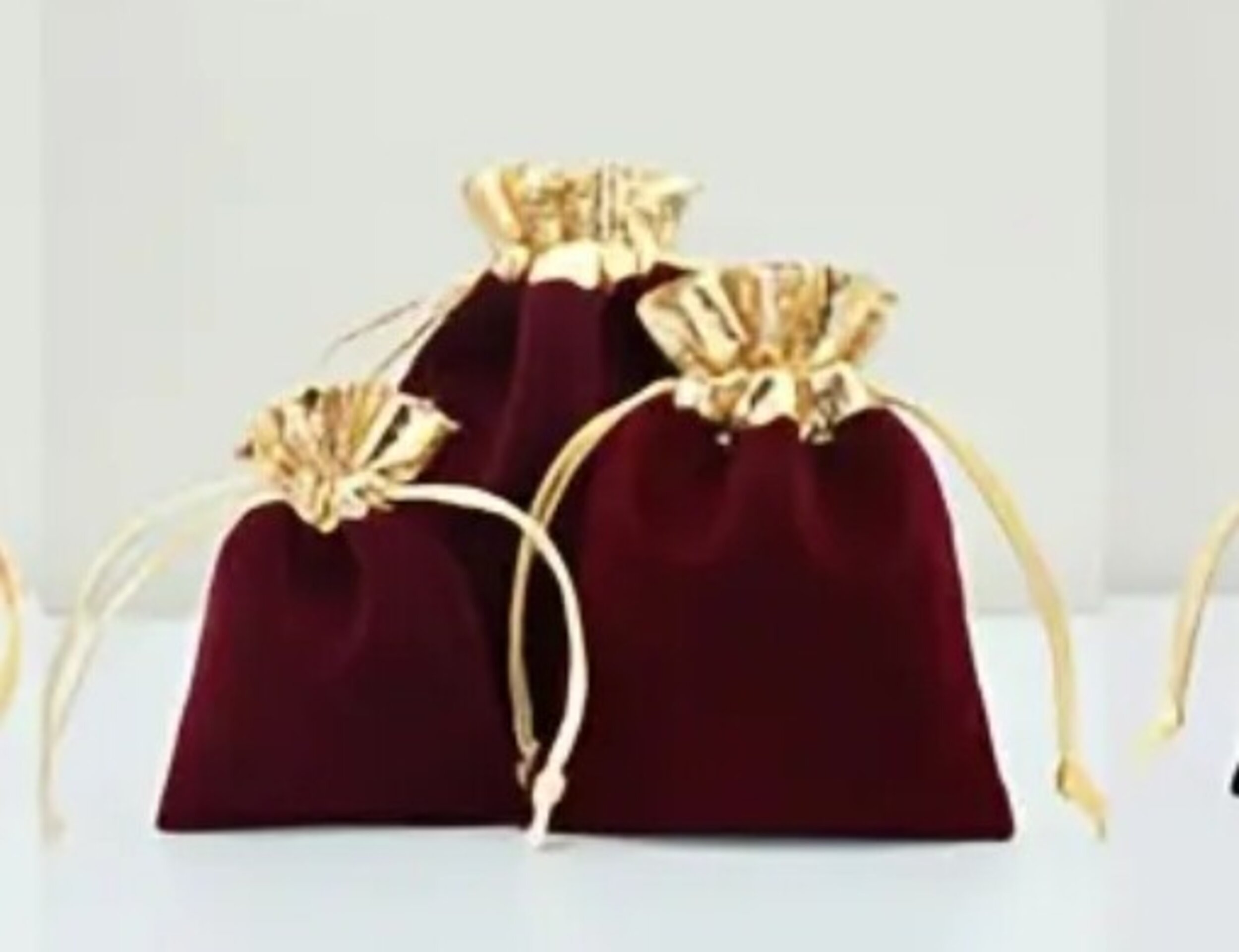 Bolsa Terciopelo Borgoña - 4