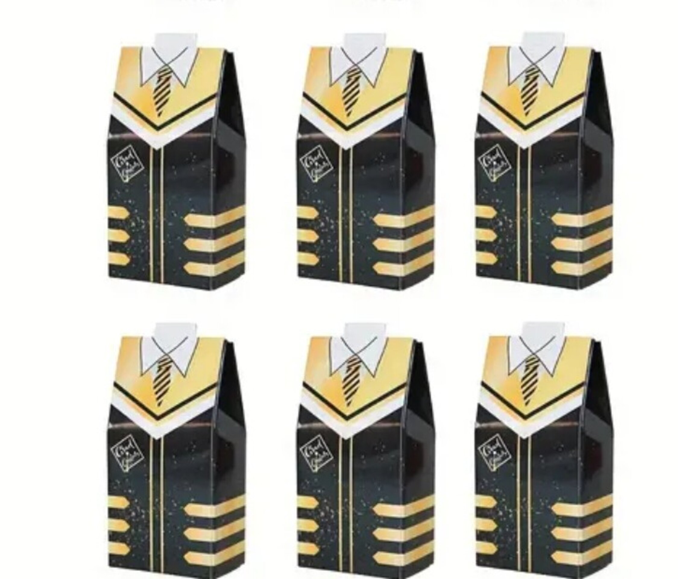 Caja Para Regalos Graduacion 10x5x3 Negra - 5