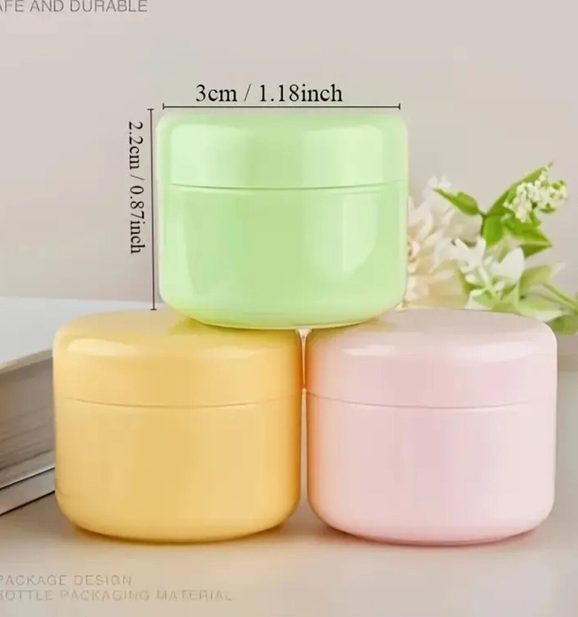 Envases De Plastico De 10G 30x22CM Rosa - 3