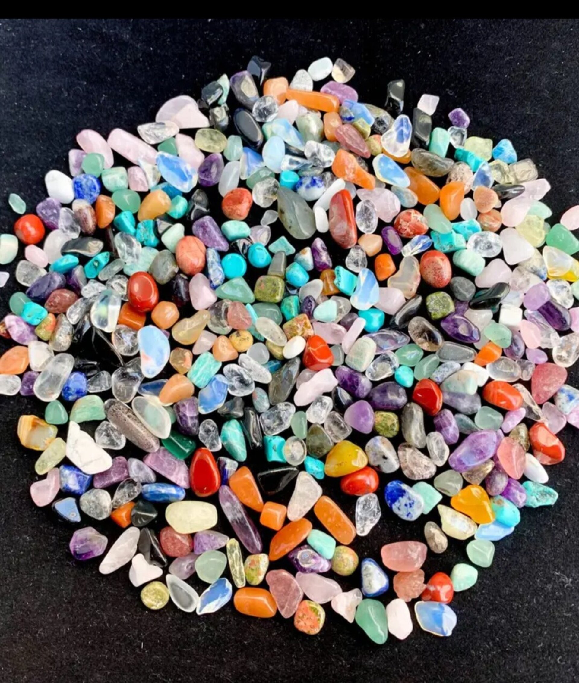 Piedras Cristal Natural Mezclados 5G - 5