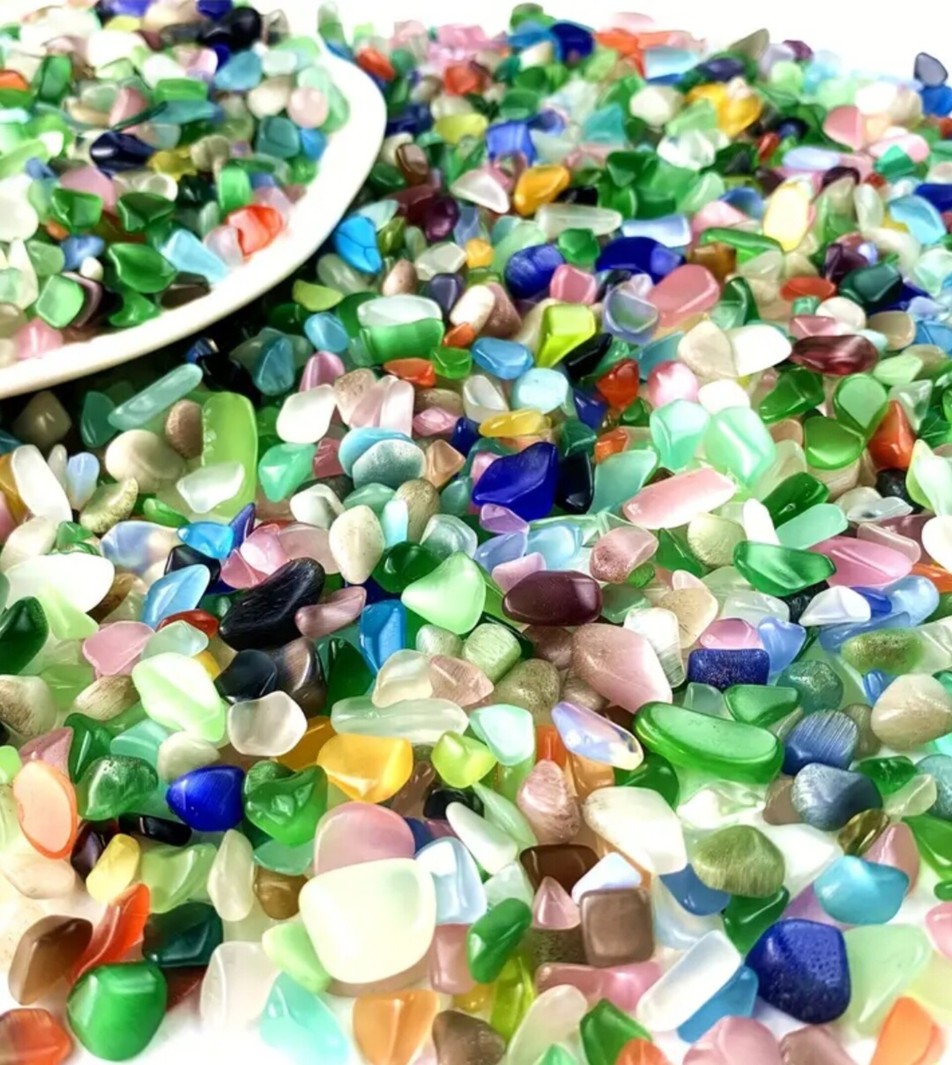 Piedras Cristal Cuarzo Ojo De Gato 5G - 2