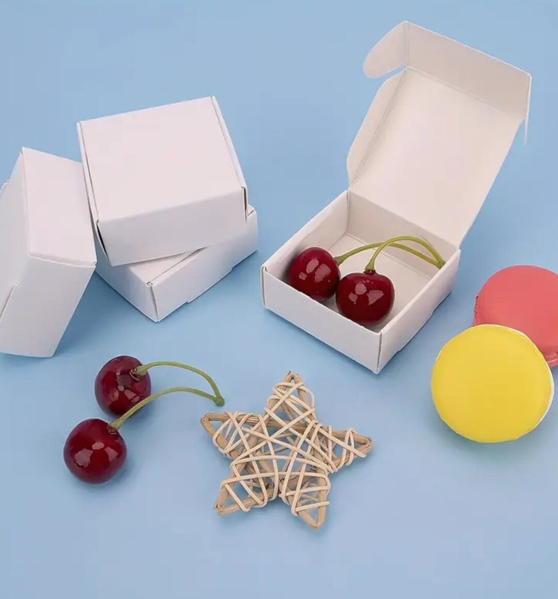 Caja Para Regalos Cuadrada 55x55x25 Blanca - 6