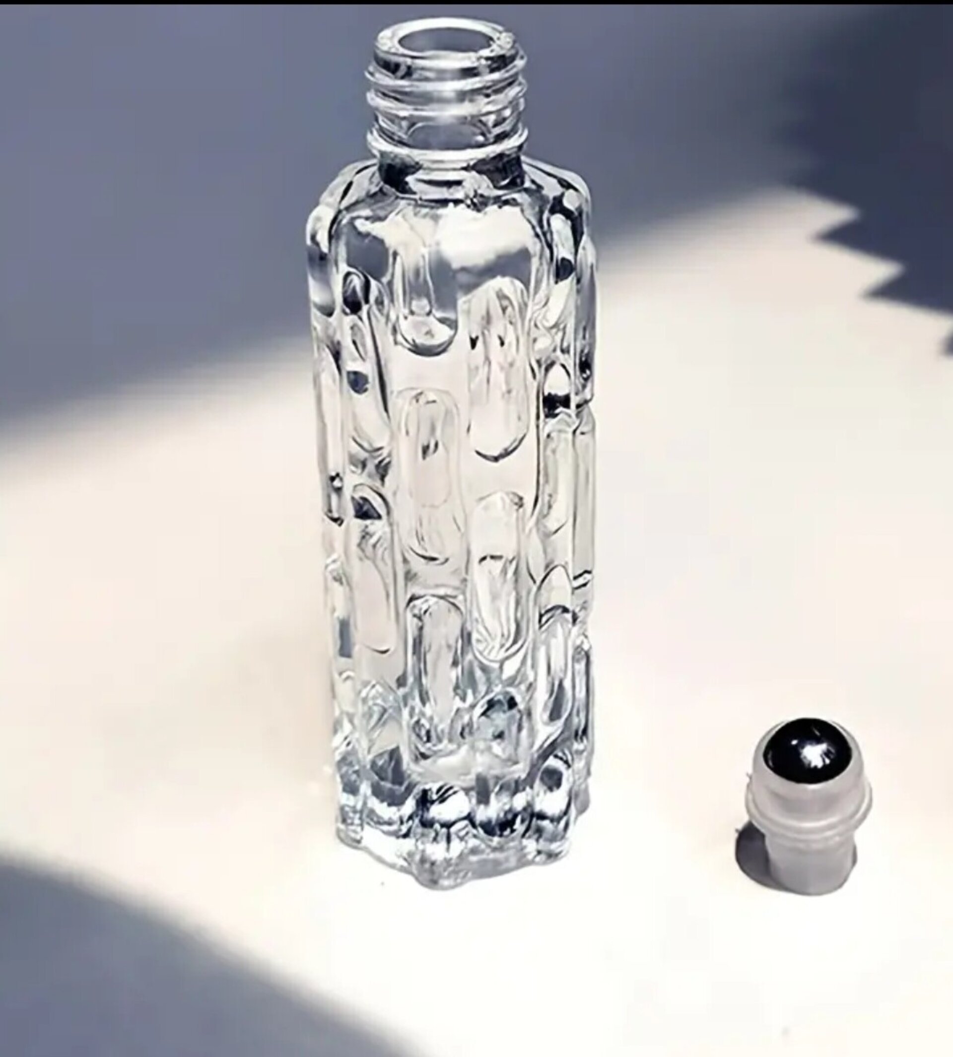 Envase Perfume 10mll Cristal Tapa Oro - 3