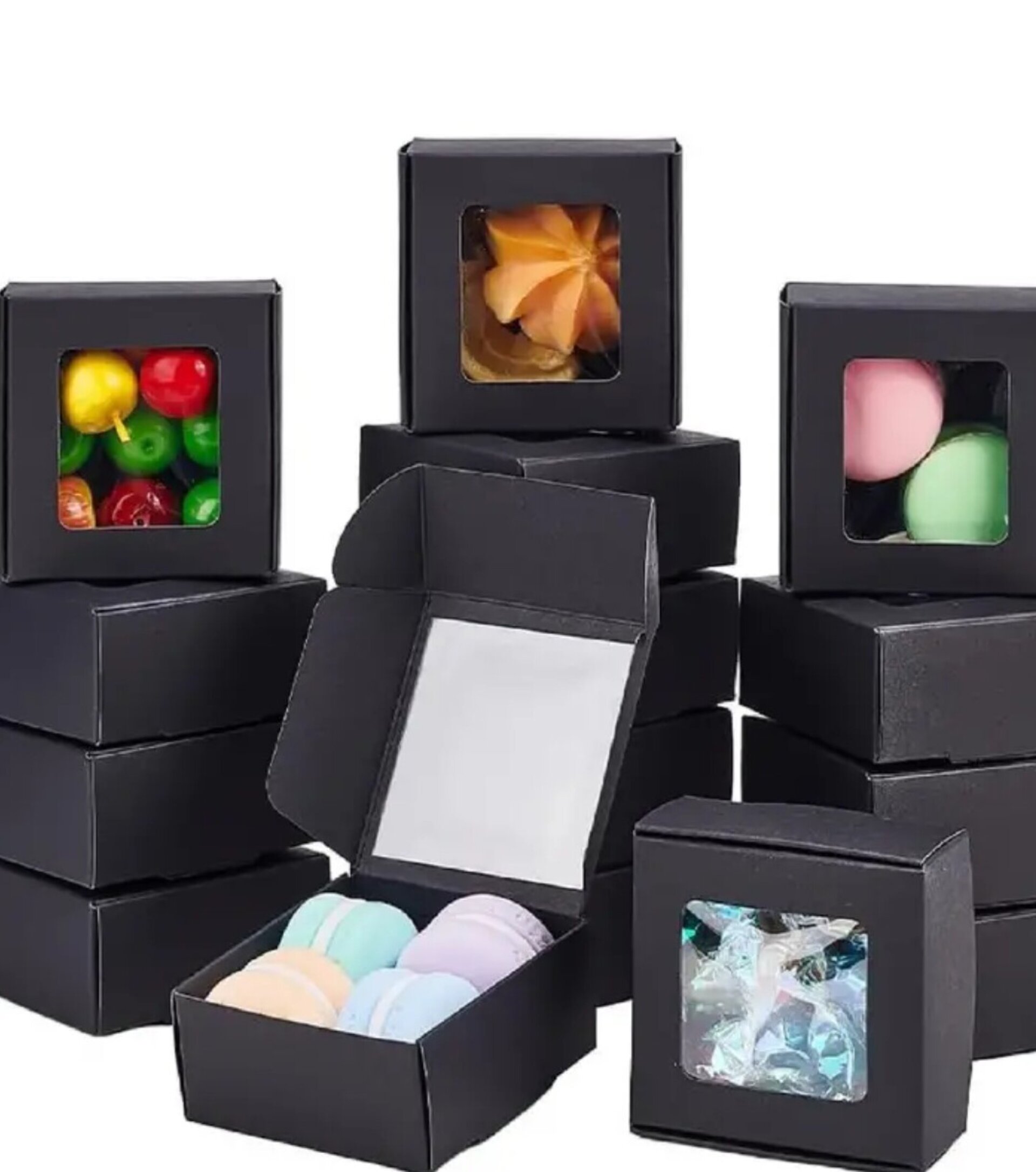 Caja Para Regalos 85x60x30 Negra - 3