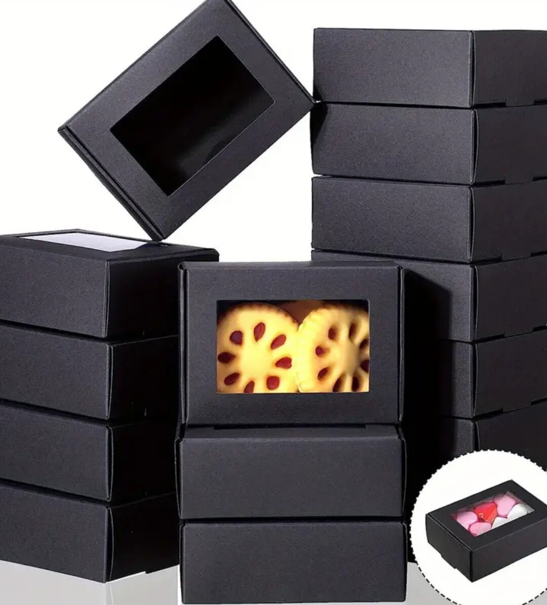 Caja Para Regalos 85x60x30 Negra - 4