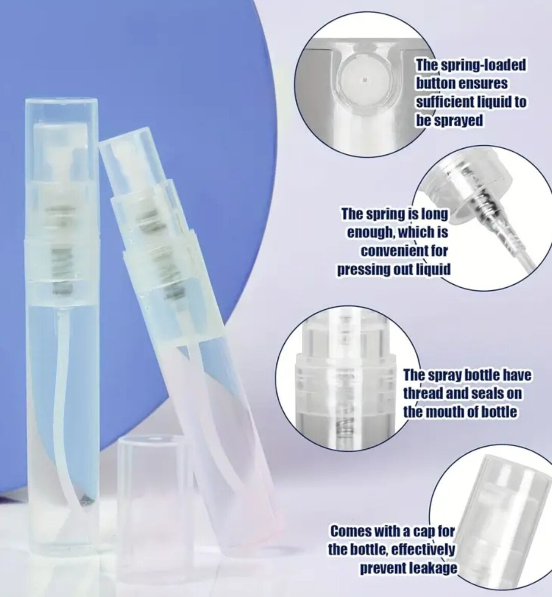 Envase Perfume 3ml Transparente - 3
