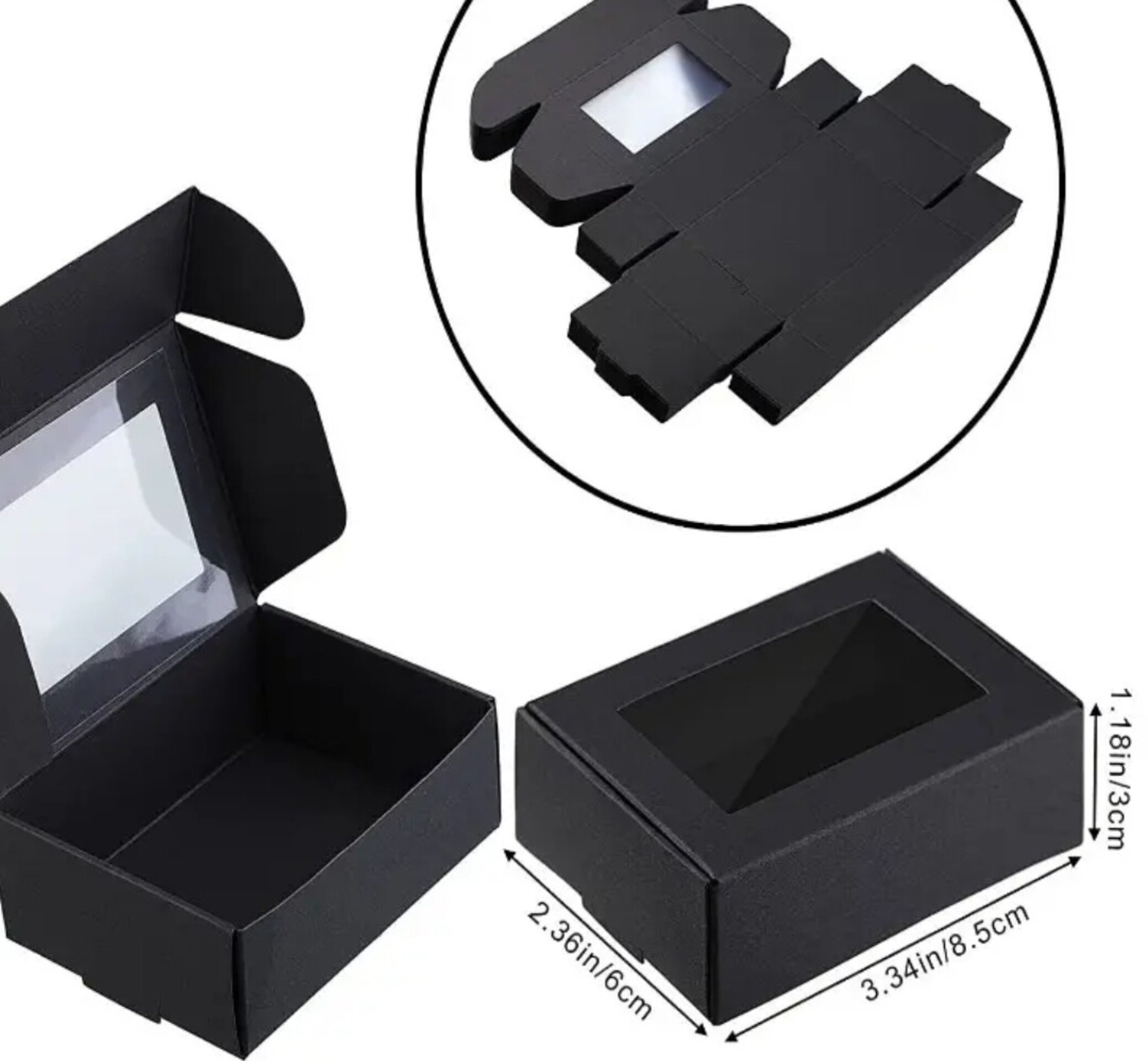 Caja Para Regalos 85x60x30 Negra - 9