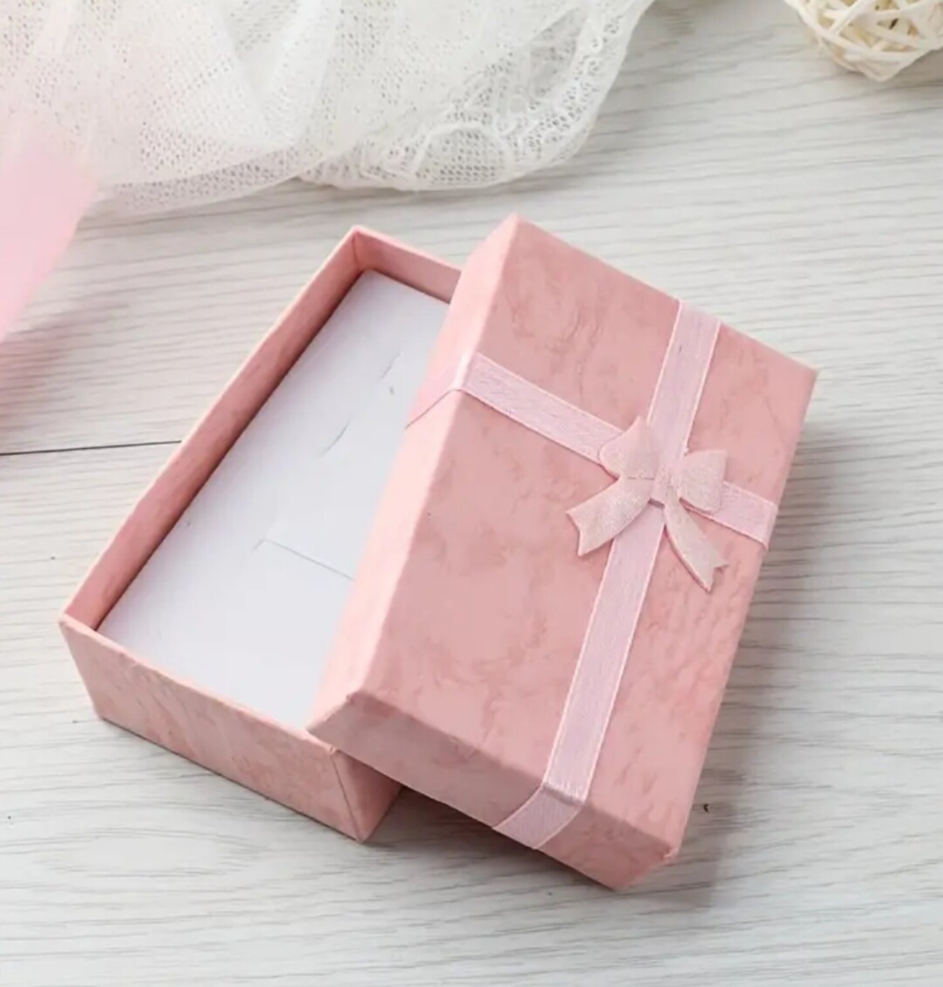 Caja Para Regalos Lazo 80x50x27 Rosa - 7