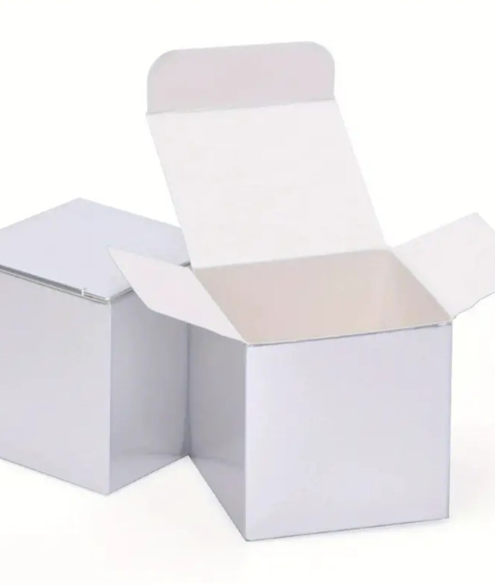 Caja Para Regalos Lisa 5x5x5 Plata - 4