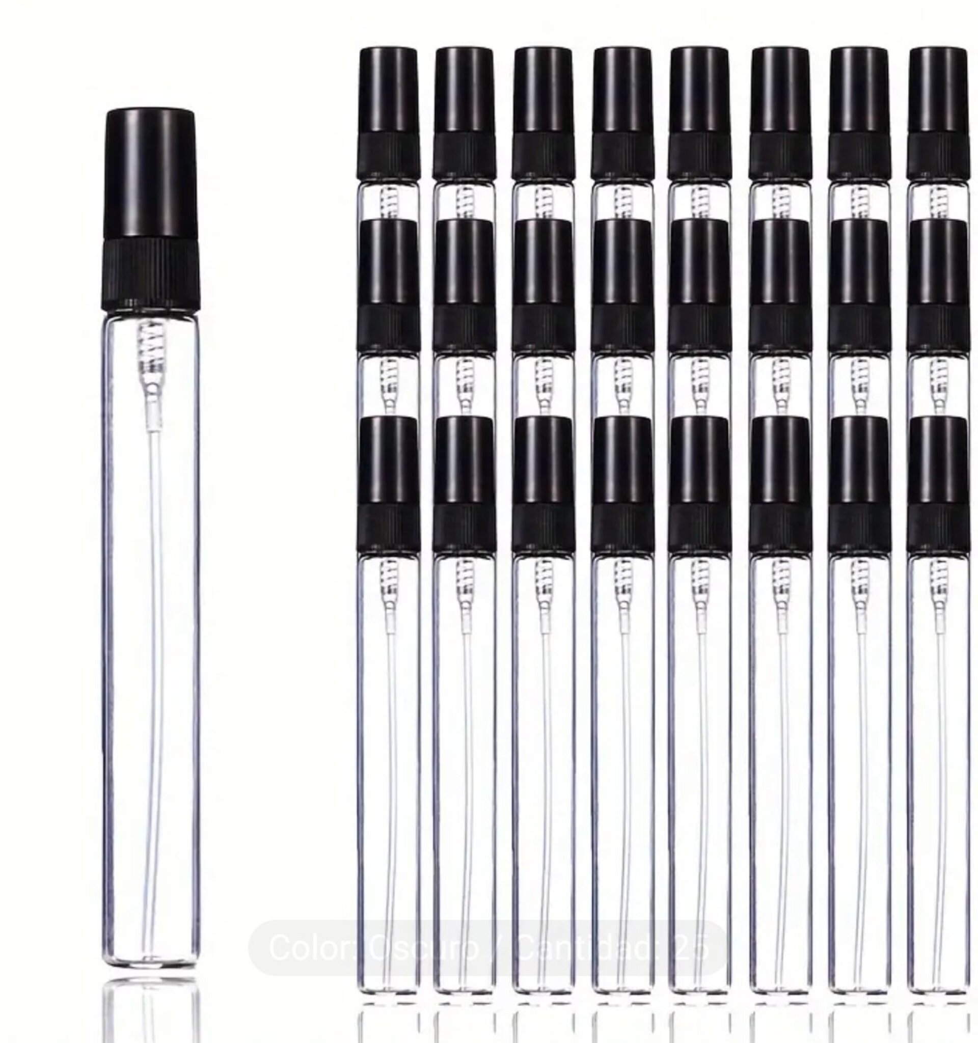 Envase Perfume 10mll Cristal Transparente De Spray - 3