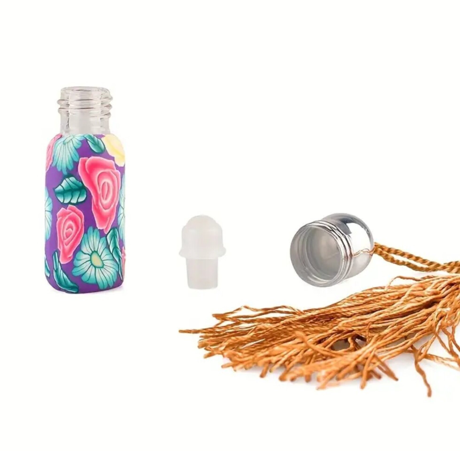 Envase Perfume 10mll Cristal Fantasia con bola - 6