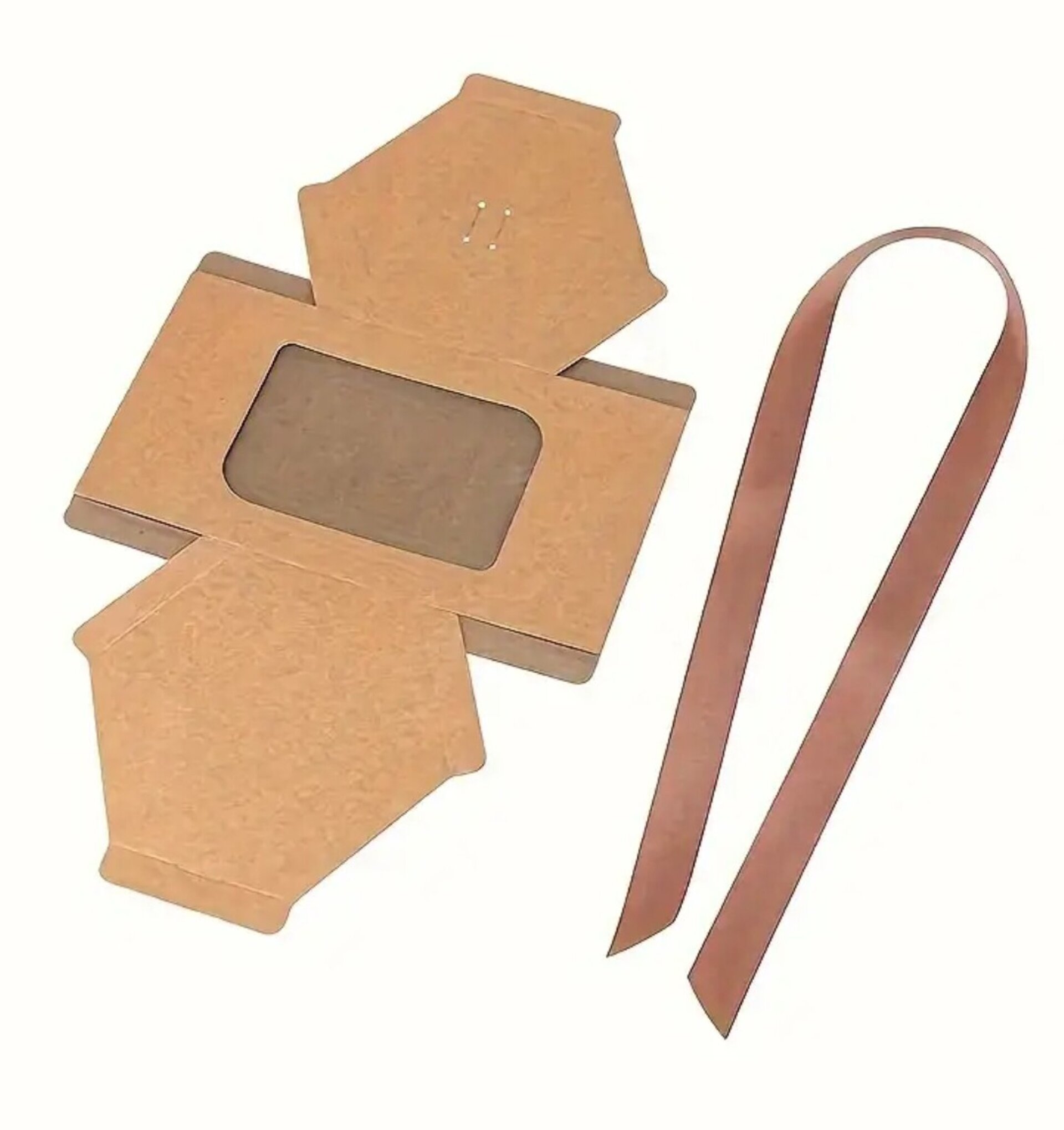 Caja Para Regalos Marron 10x10x10 - 2