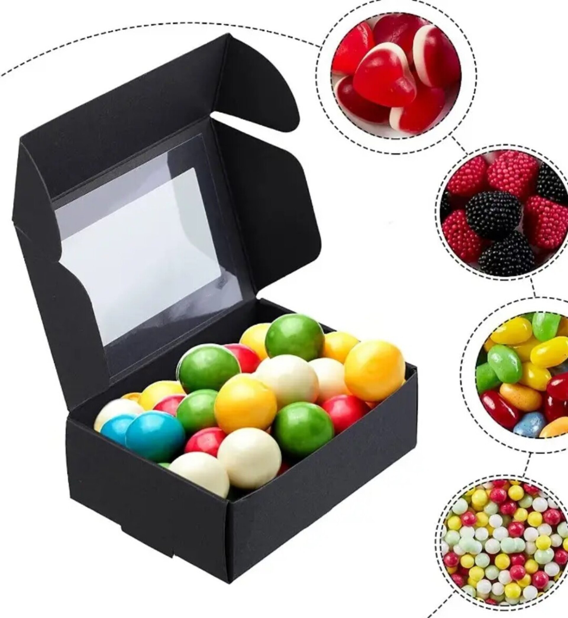 Caja Para Regalos 85x60x30 Negra - 2