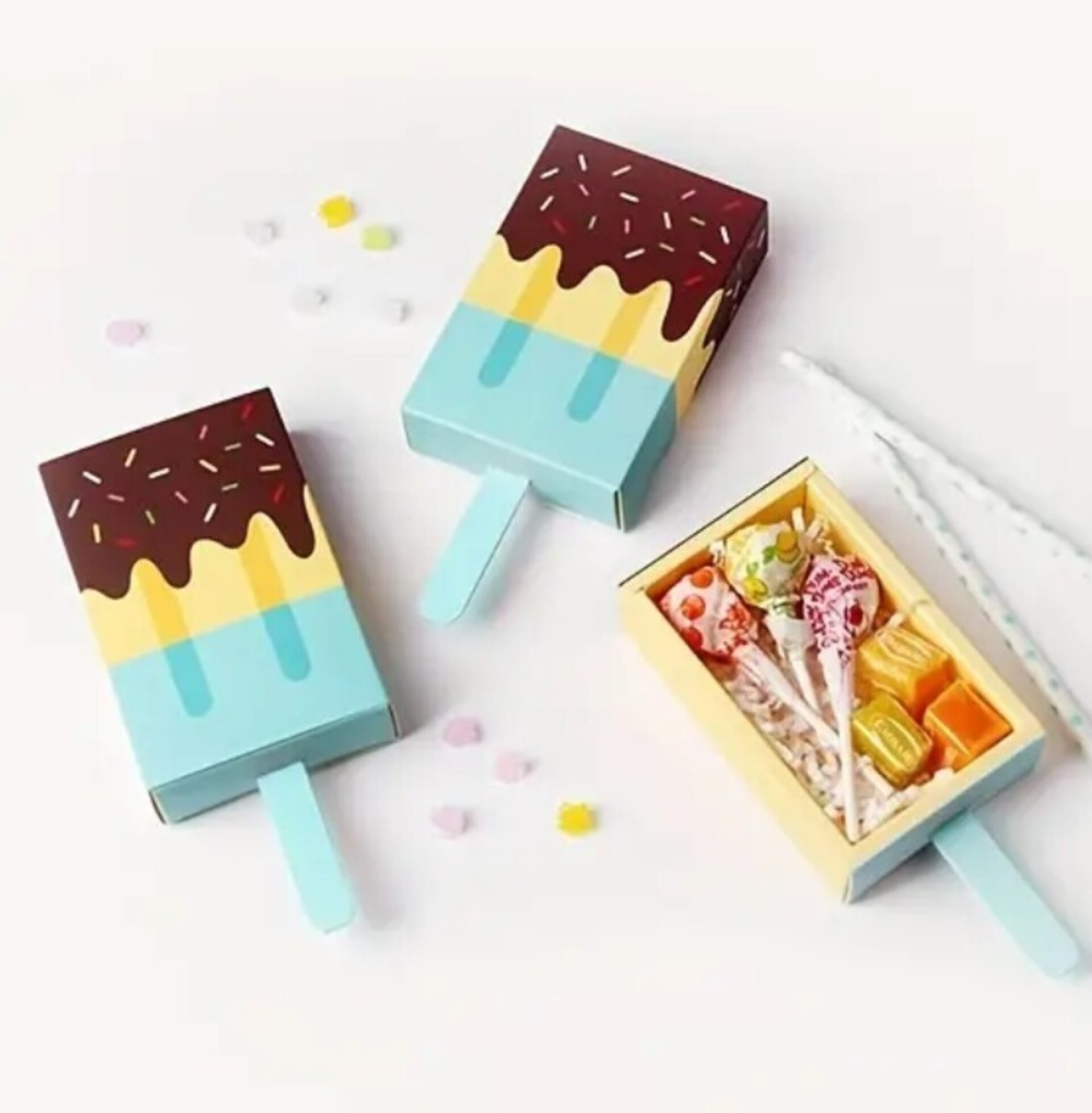 Caja Para Regalos Polo 102x67x27 Tricolor - 7