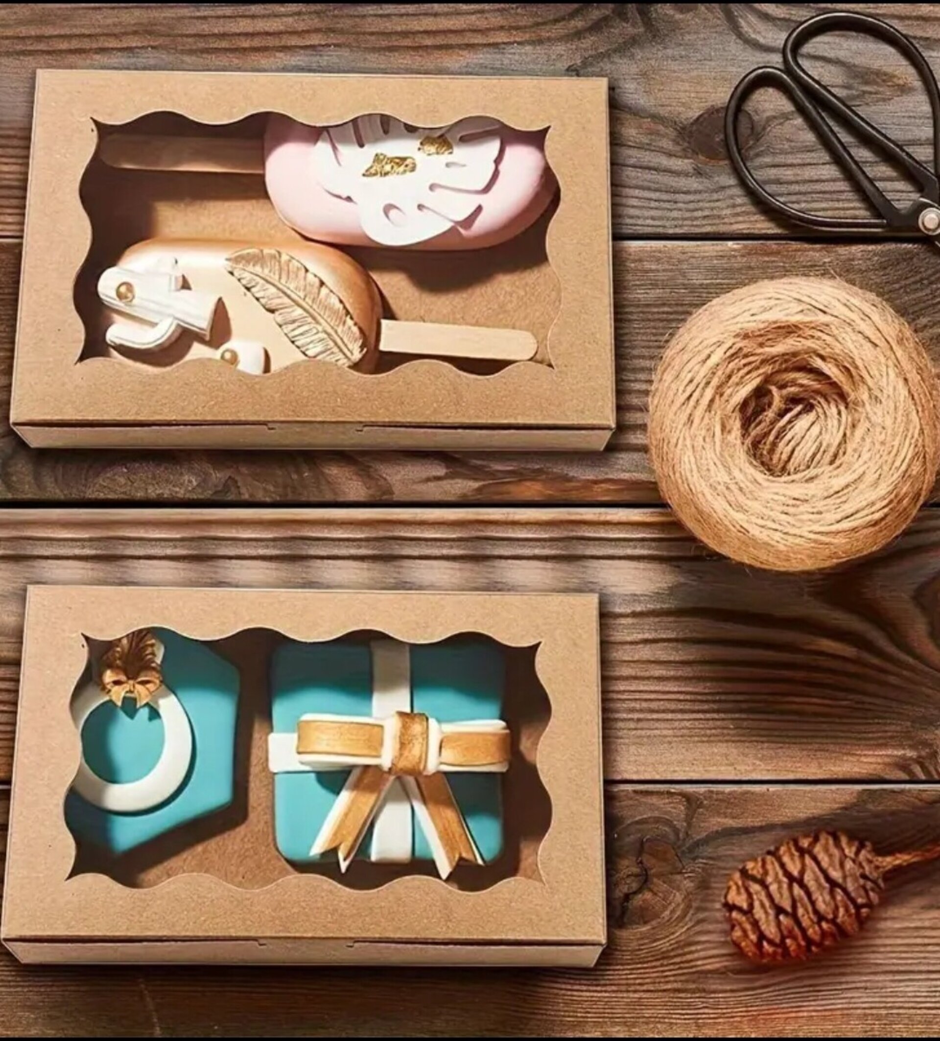 Caja Para Regalos Star 135x70x50 Carne - 6