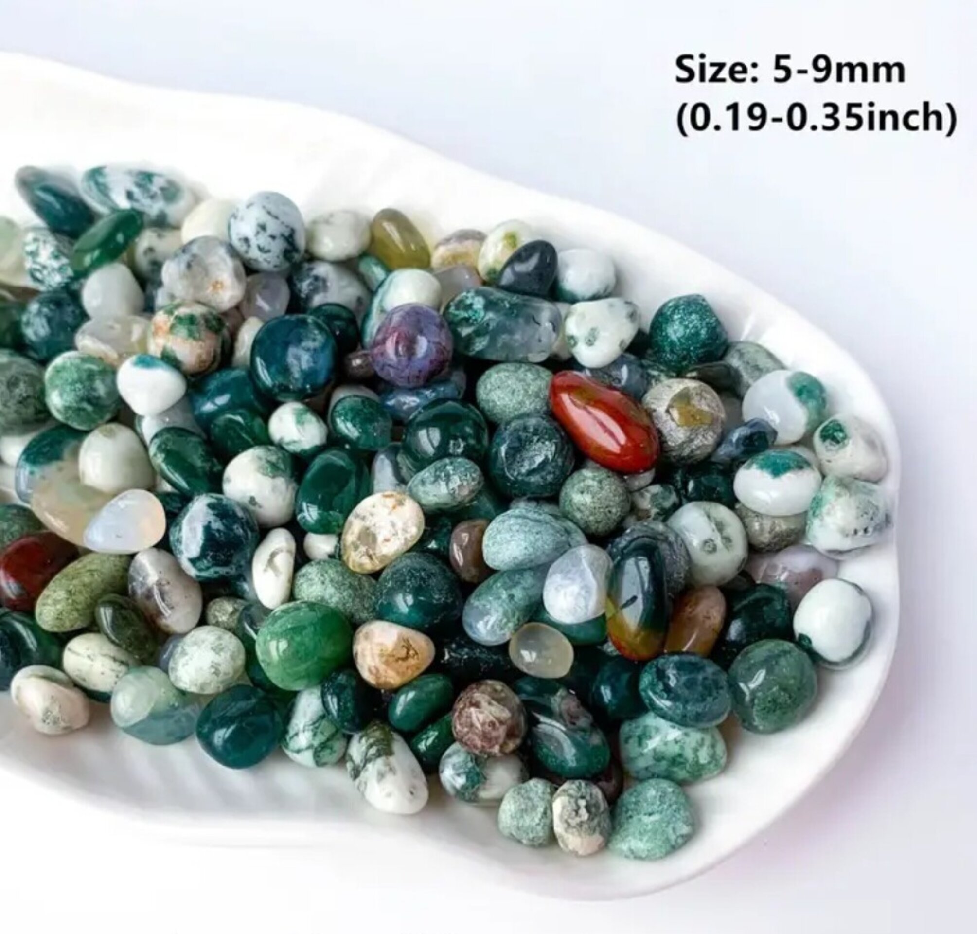 Piedras Cristal Agata Verde 5G - 3