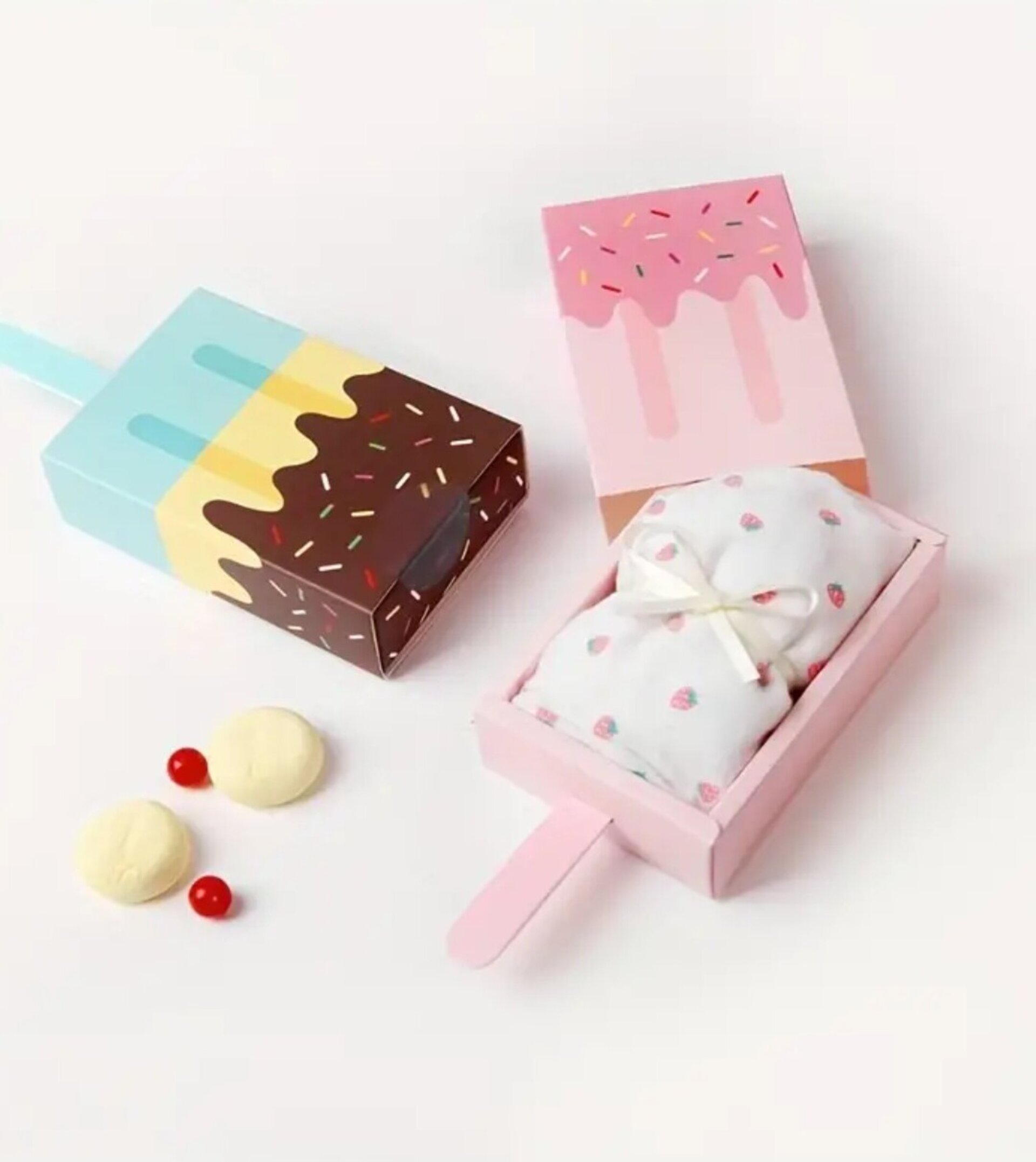 Caja Para Regalos Polo 102x67x27 Rosa - 5