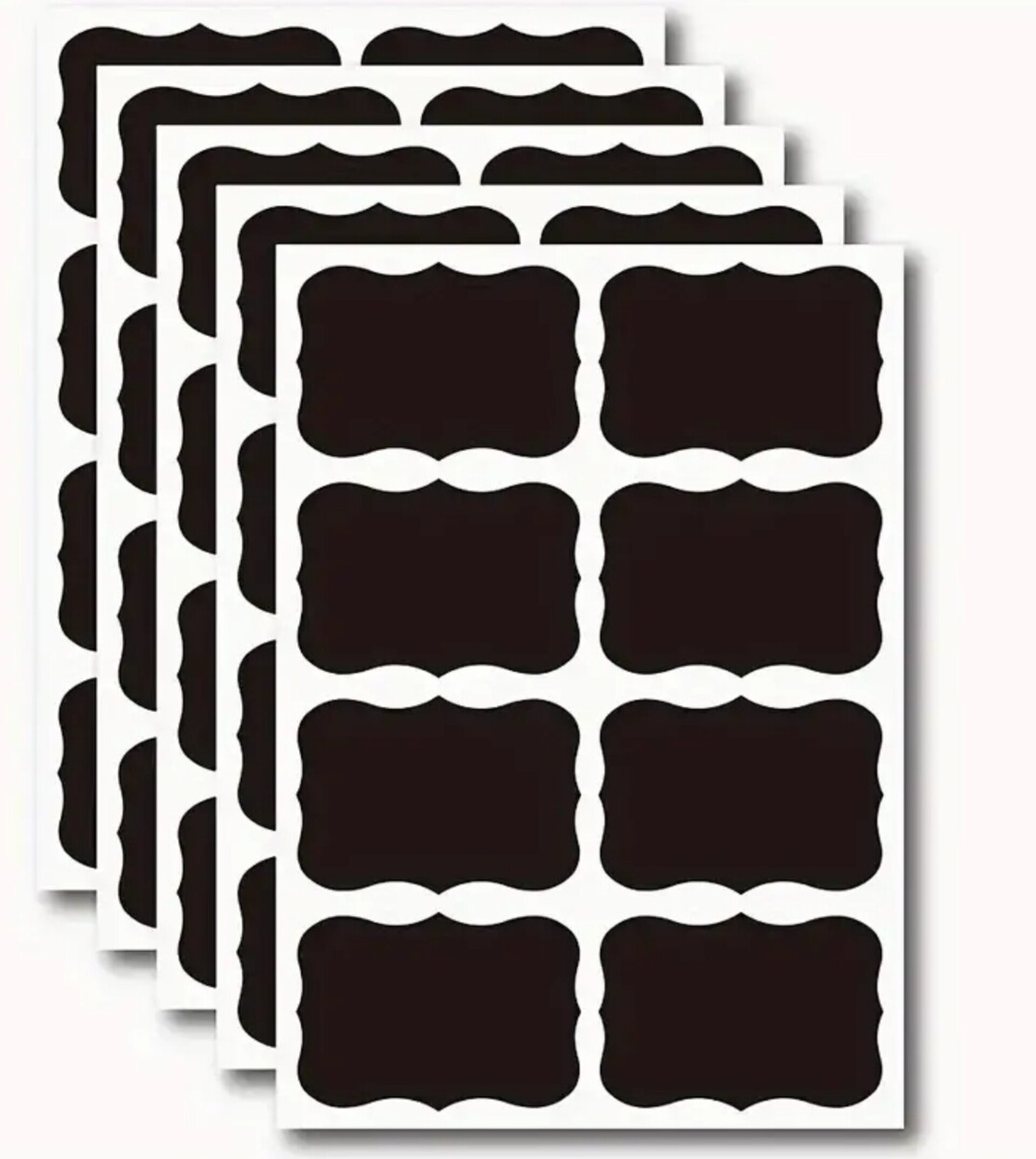 Pegatinas Premium 2 Unidades Negra - 4