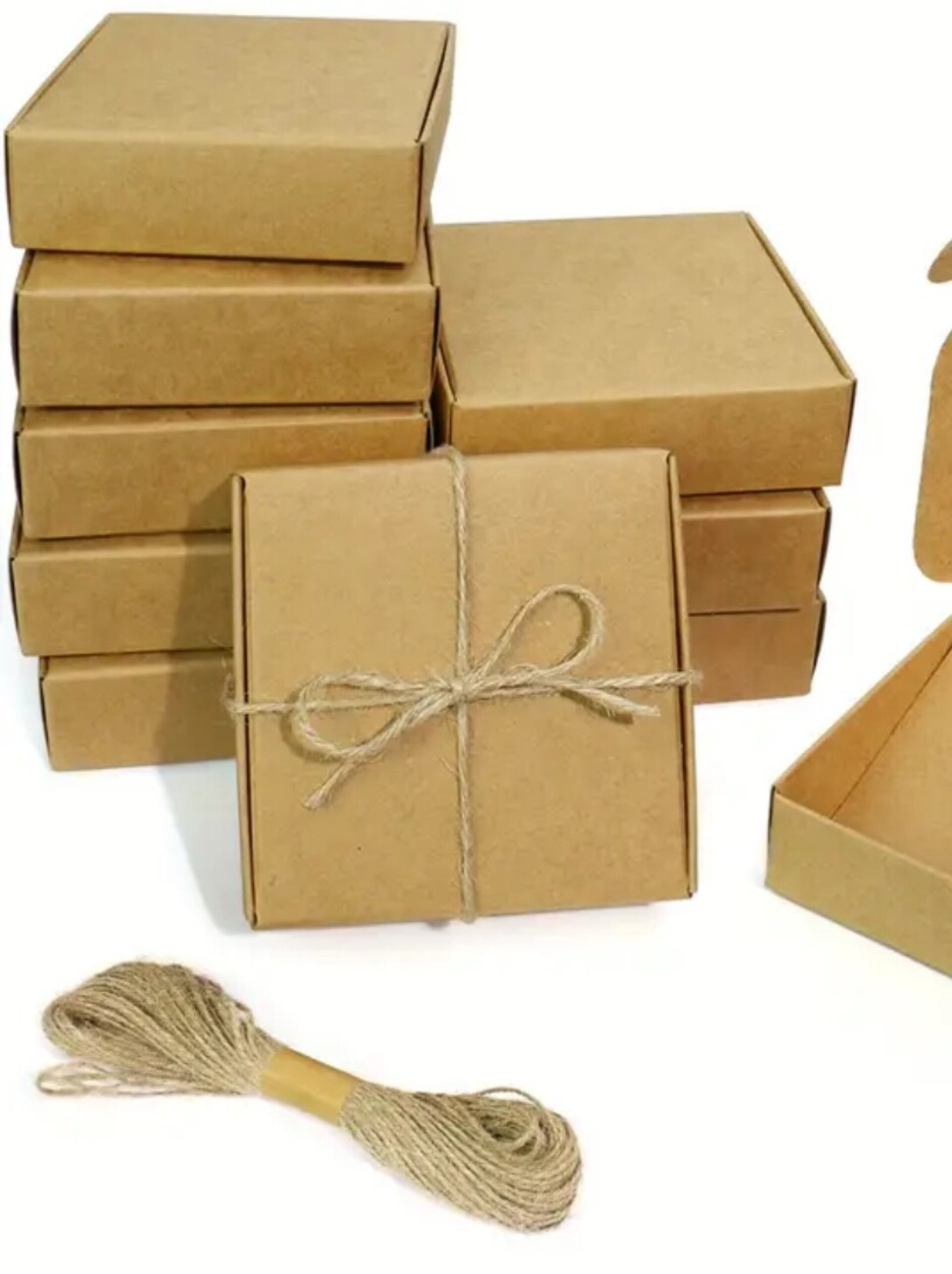 Caja Para Regalos 80x80x25 Tierra - 4