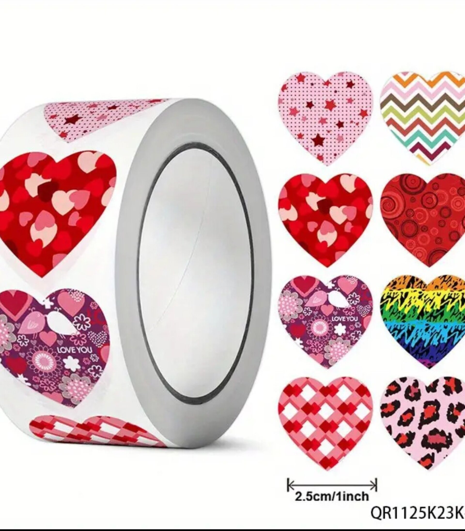 Pegatinas Premium 10 Unidades Corazon Mixto 2 - 1