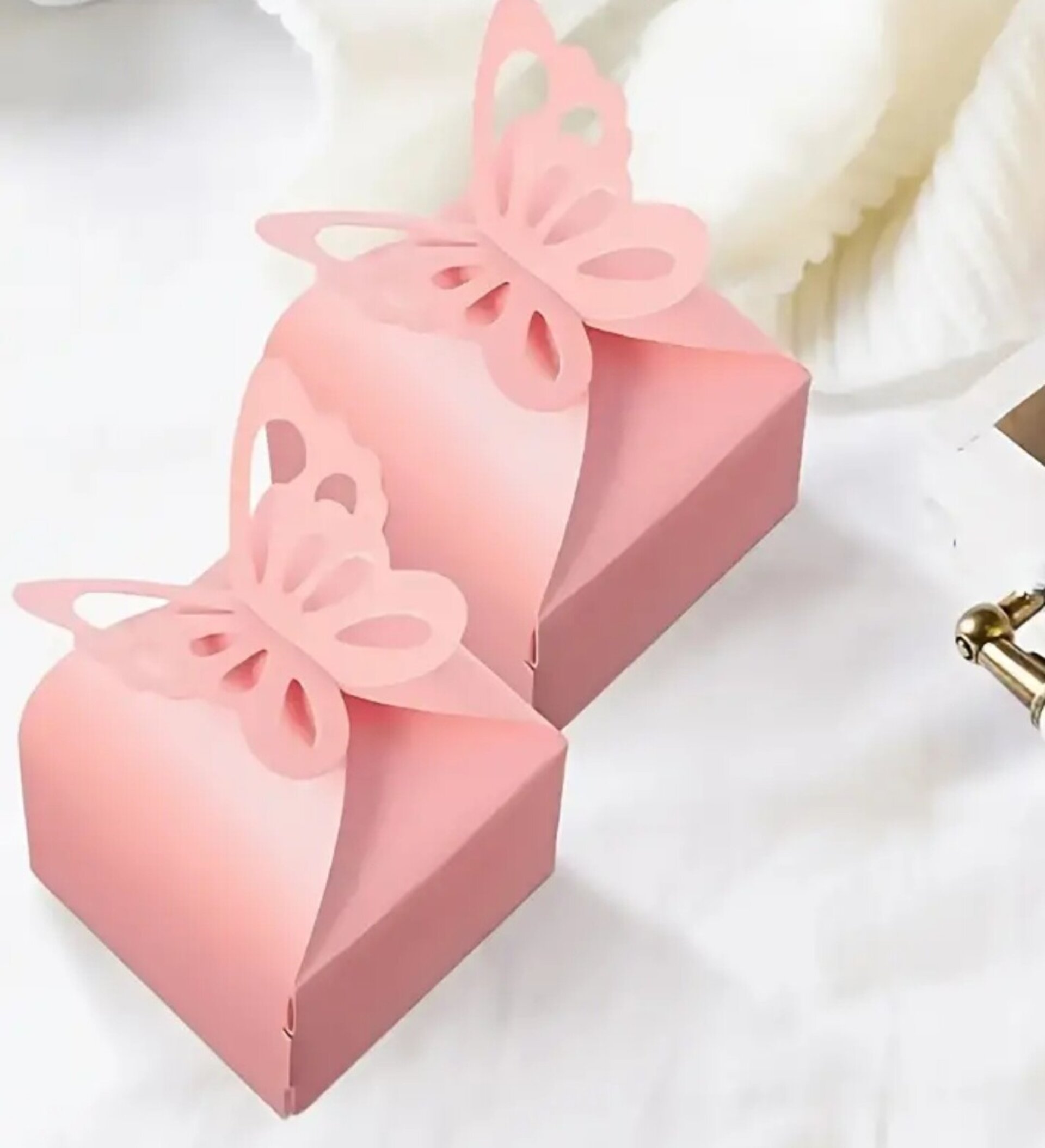 Caja Para Regalos Rosa 6x5 - 3