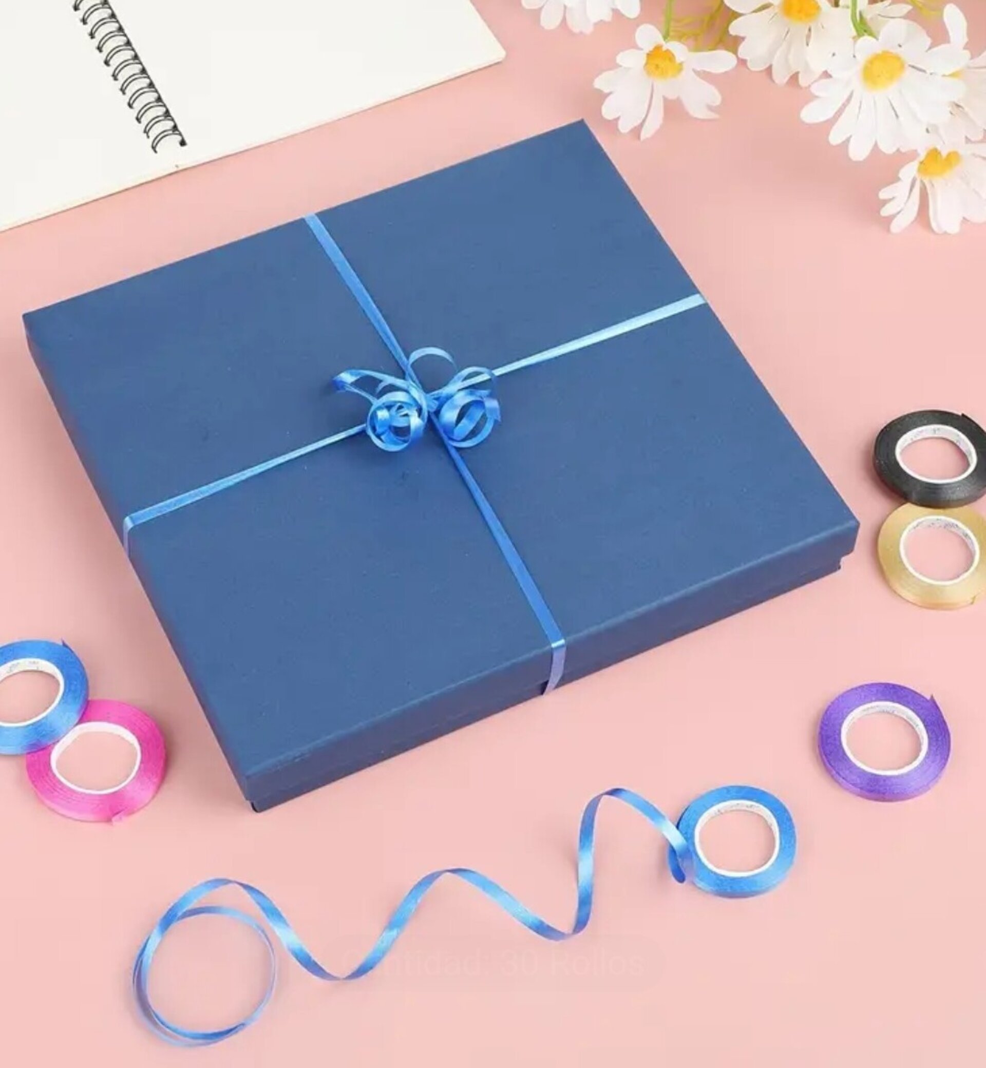 Rollo Cinta Rizada Colores 3 M - 7