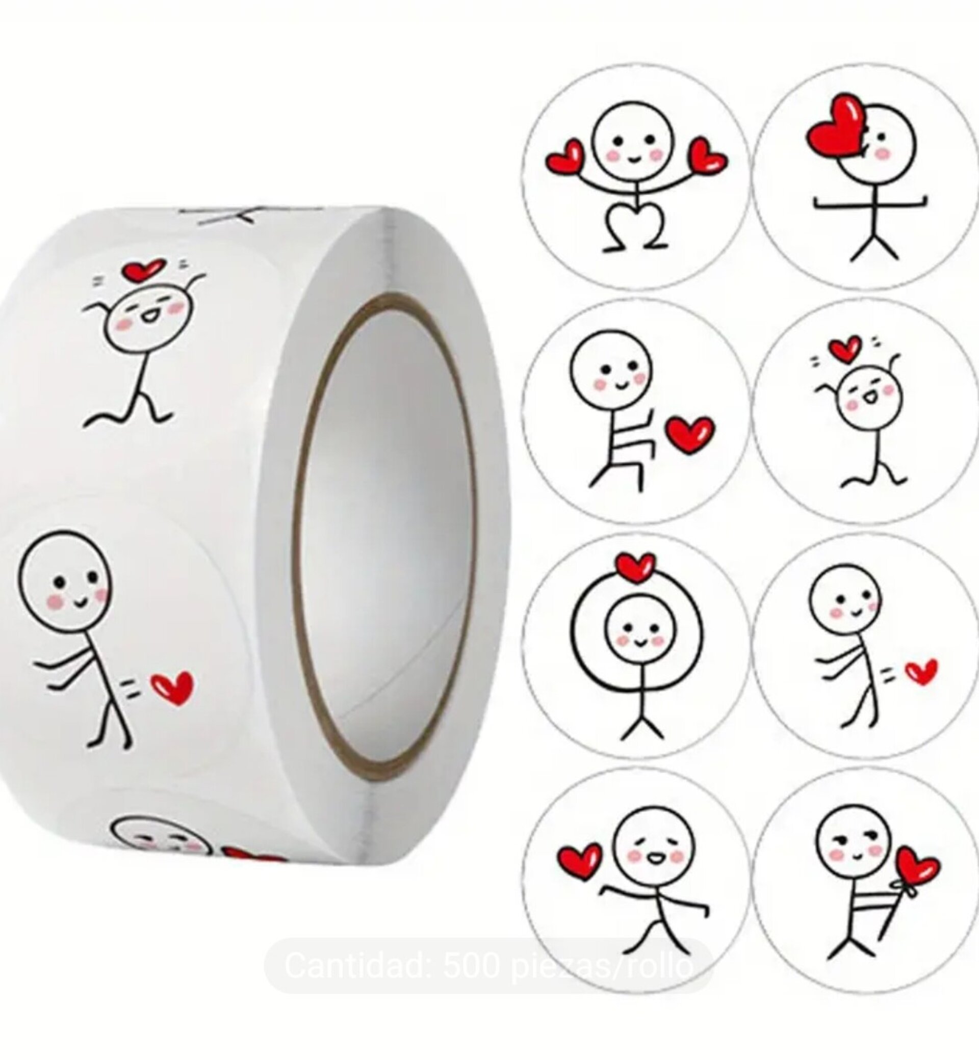 Pegatinas Premium 10 Unidades Blanco - 1