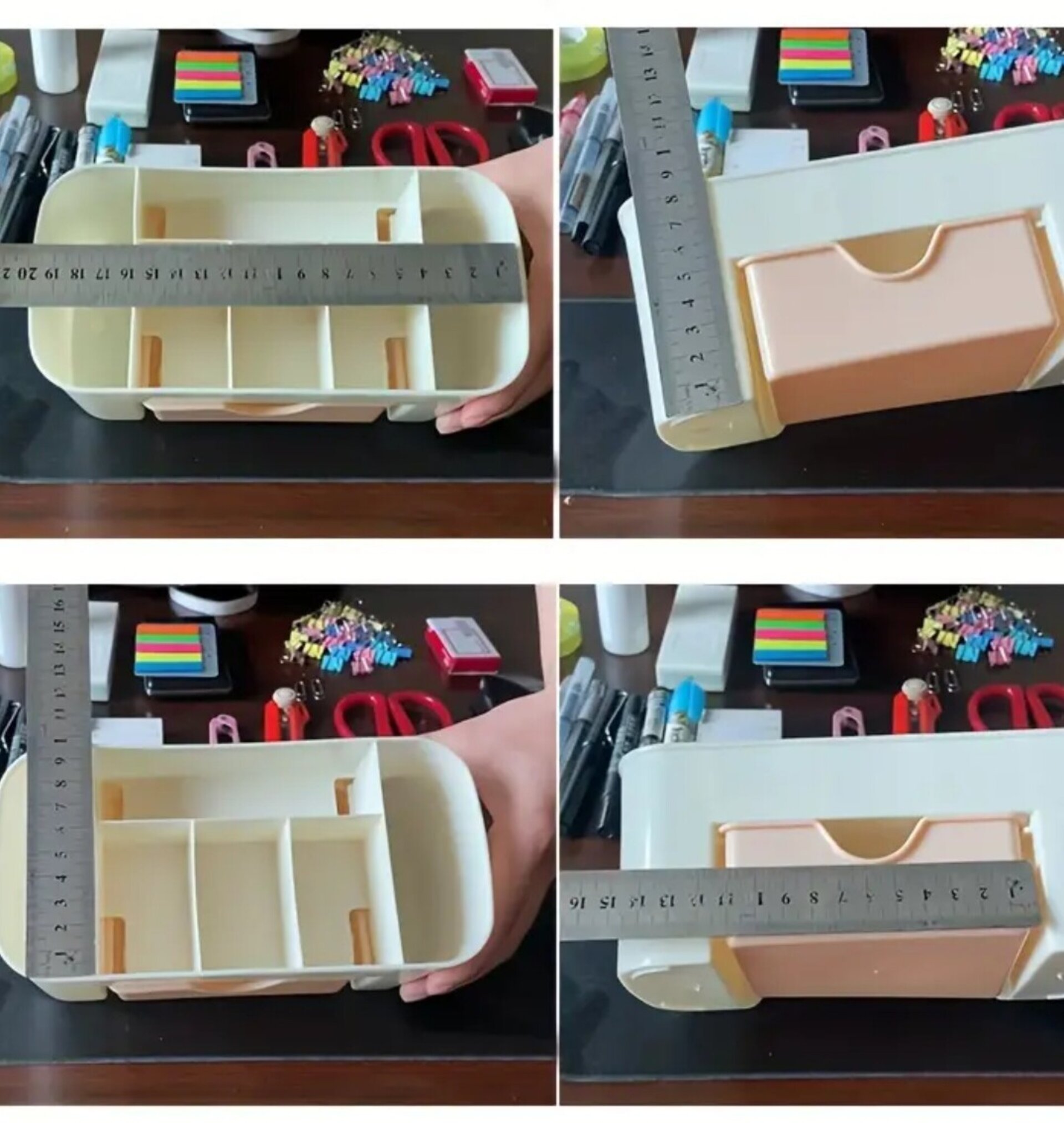 Organizador Con Cajón Rosa Claro - 8