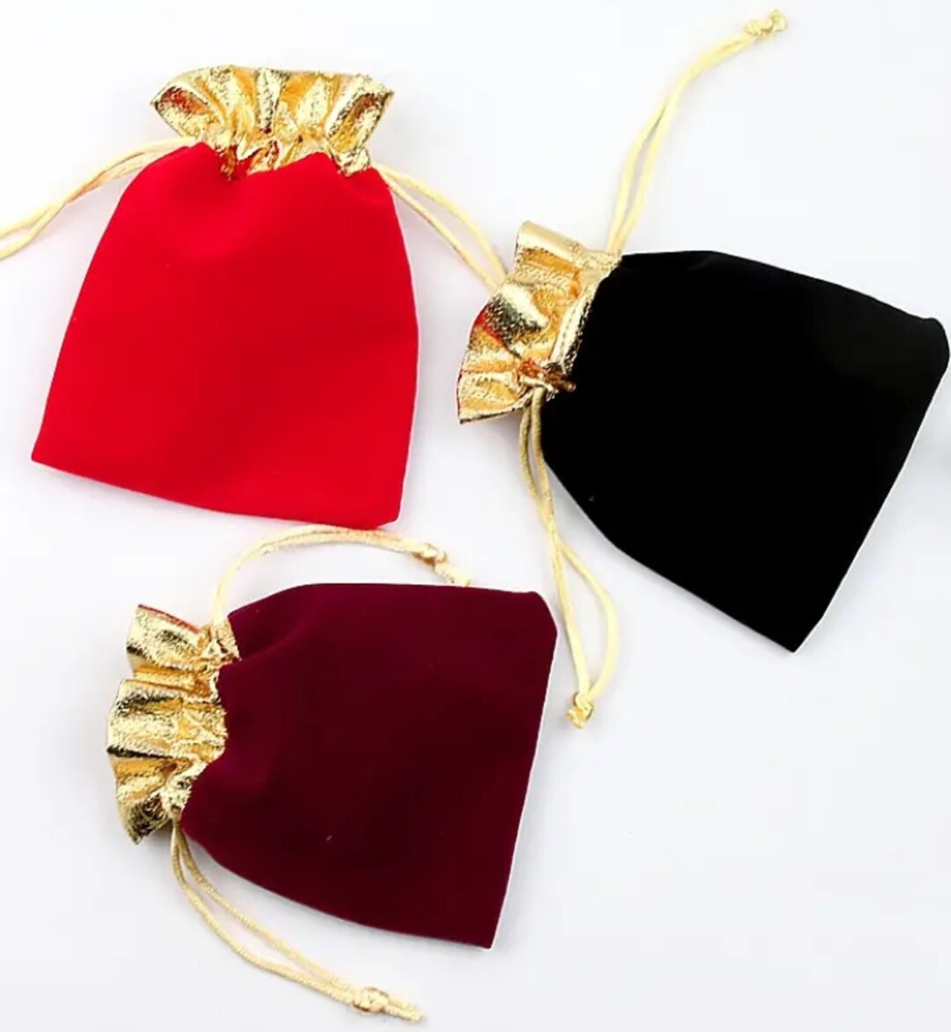 Bolsa Terciopelo Borgoña - 5