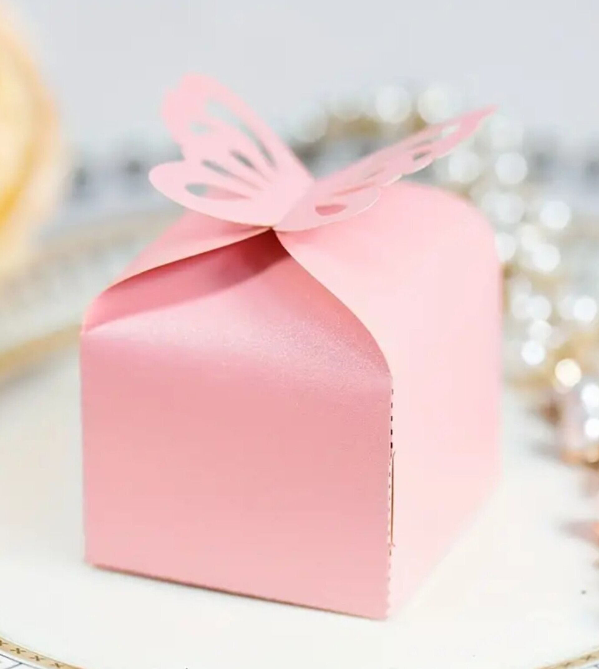 Caja Para Regalos Rosa 6x5 - 5