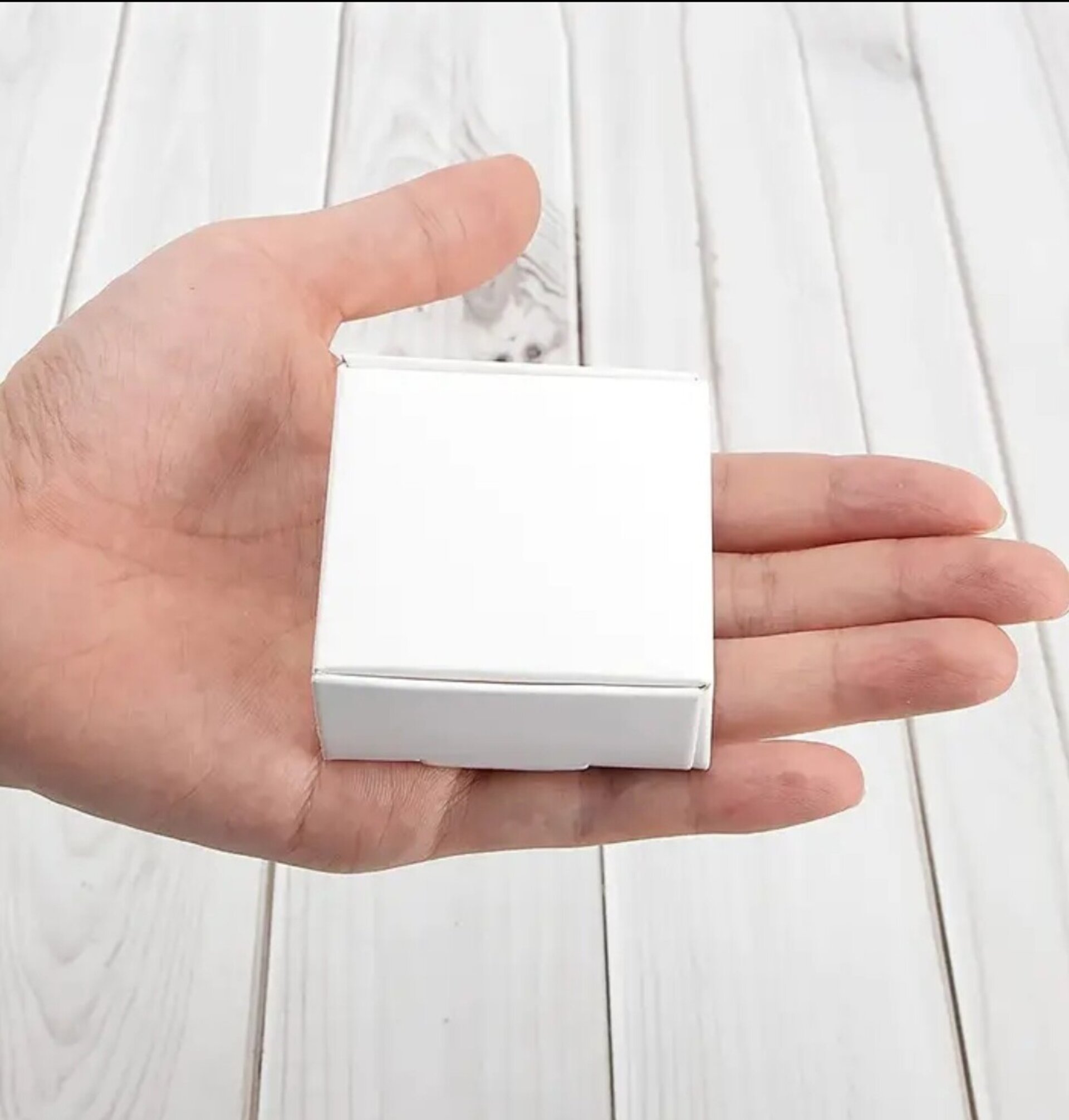 Caja Para Regalos Cuadrada 55x55x25 Blanca - 8