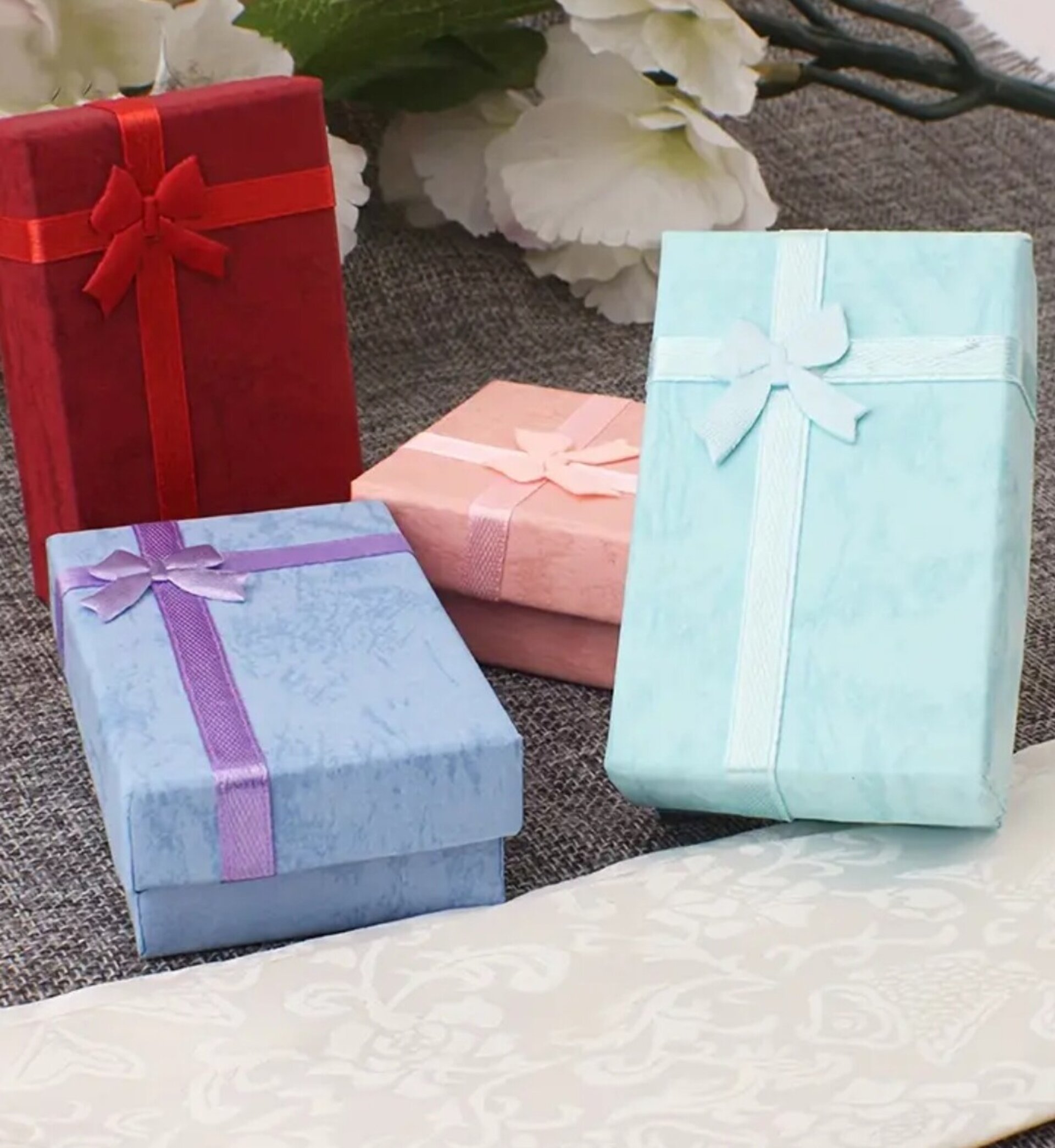 Caja Para Regalos Lazo 80x50x27 Verde - 2