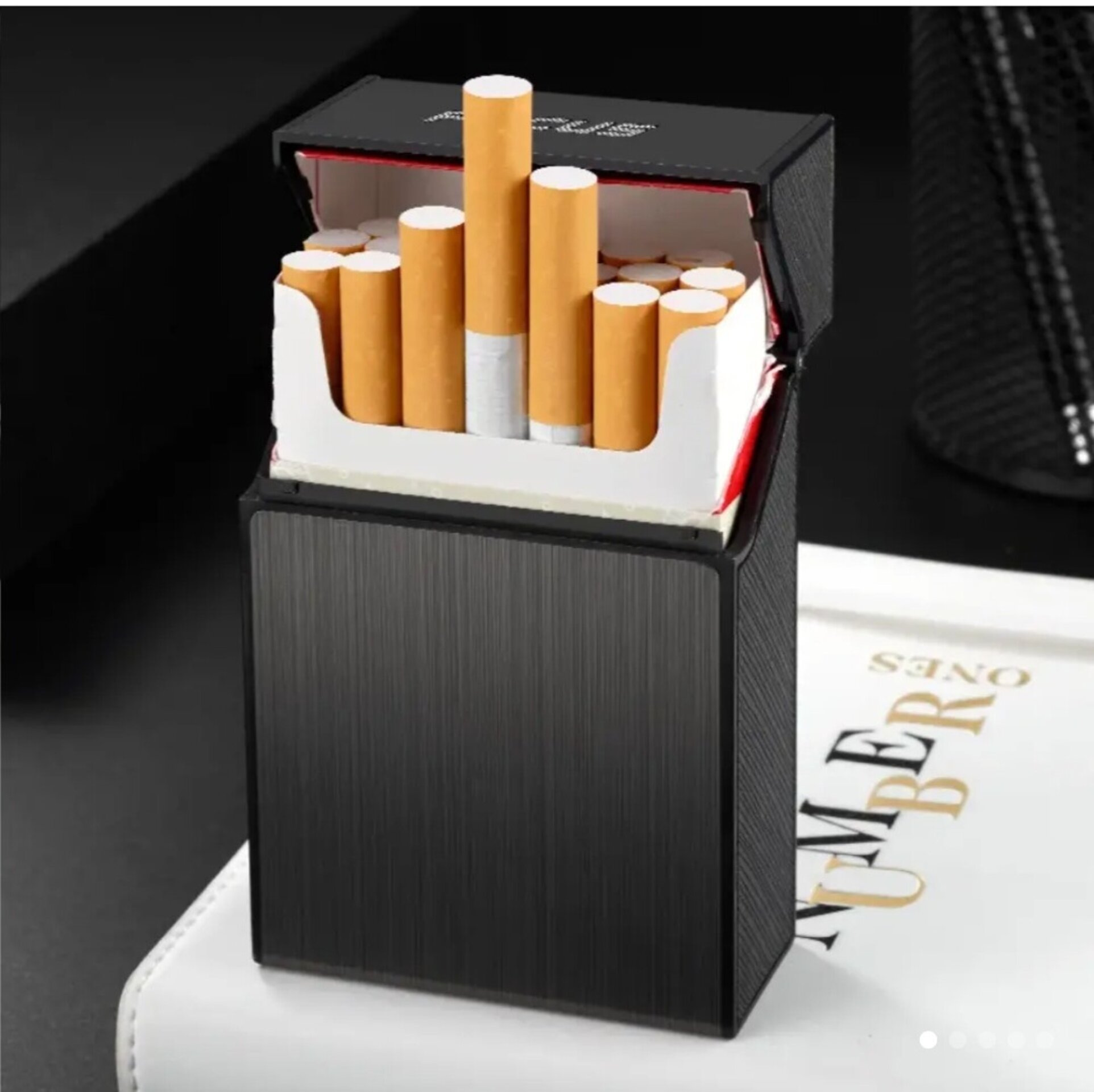 Envases Para Tabaco Y Perfumes Negro Focus - 1